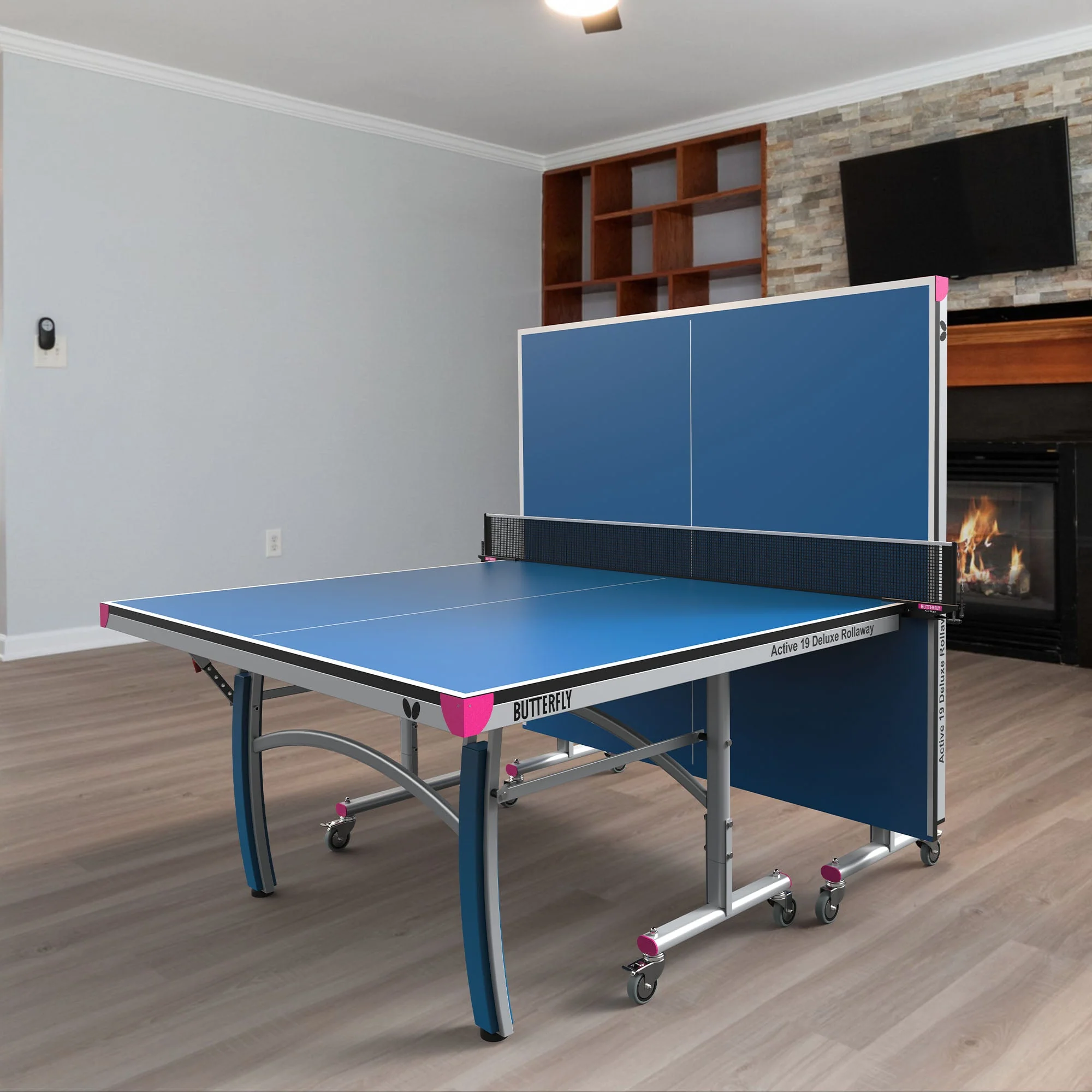 Butterfly Active 19 Deluxe Rollaway Indoor Table Tennis Table - Image 2