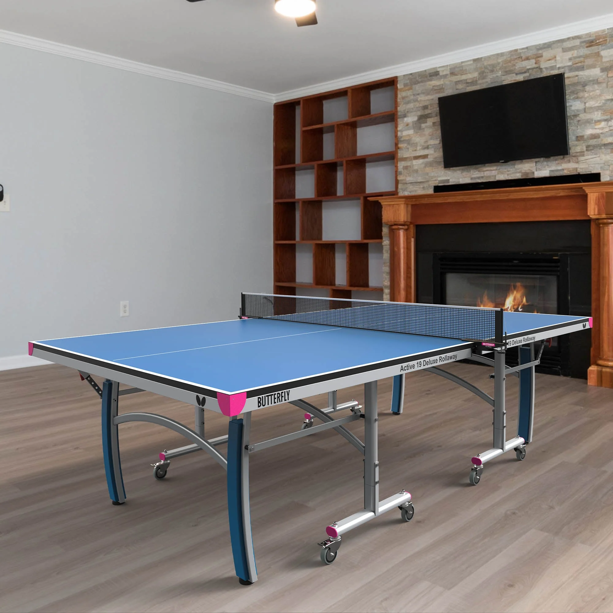 Butterfly Active 19 Deluxe Rollaway Indoor Table Tennis Table - Image 3