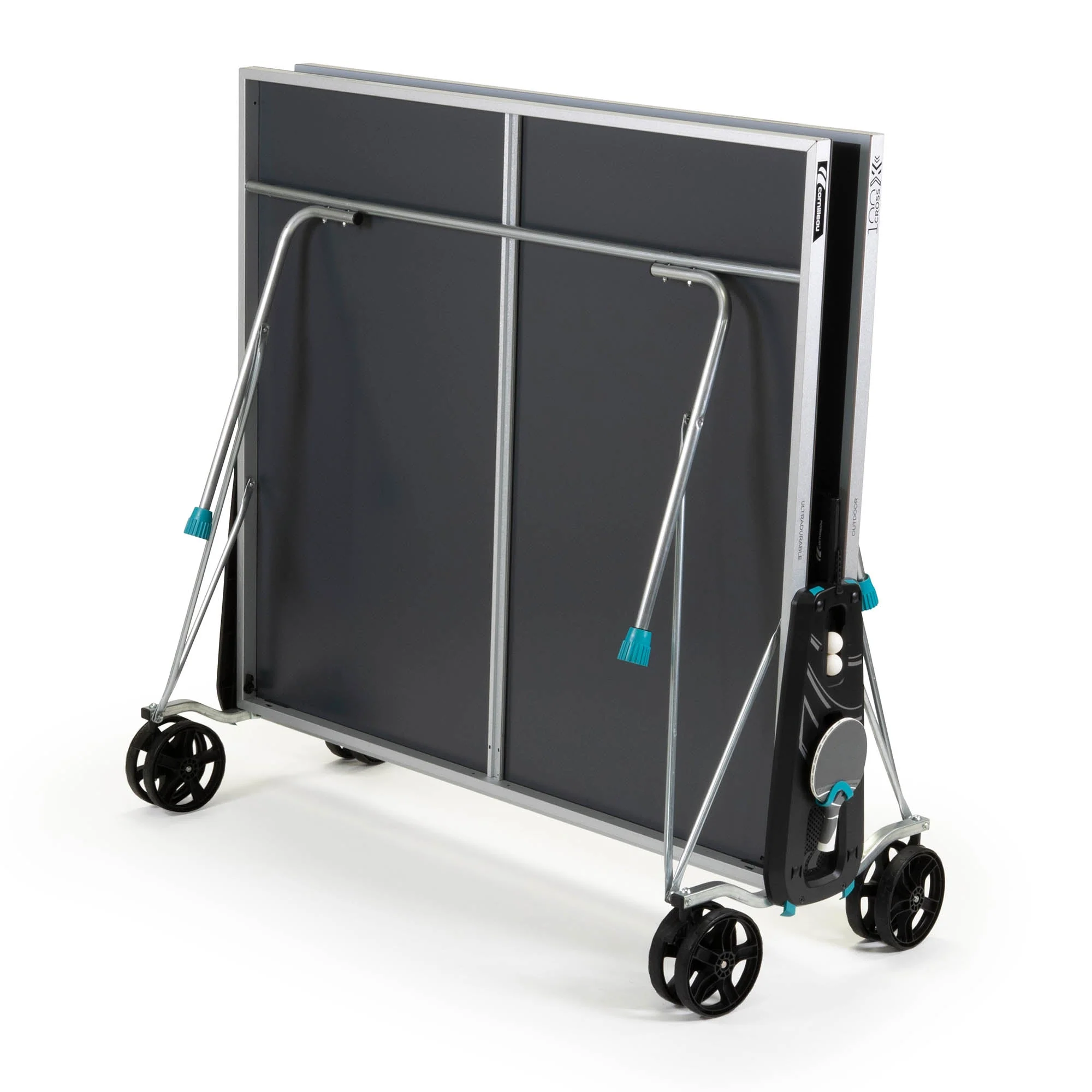 Cornilleau Sport 100X Rollaway Outdoor Table Tennis Table - Image 6