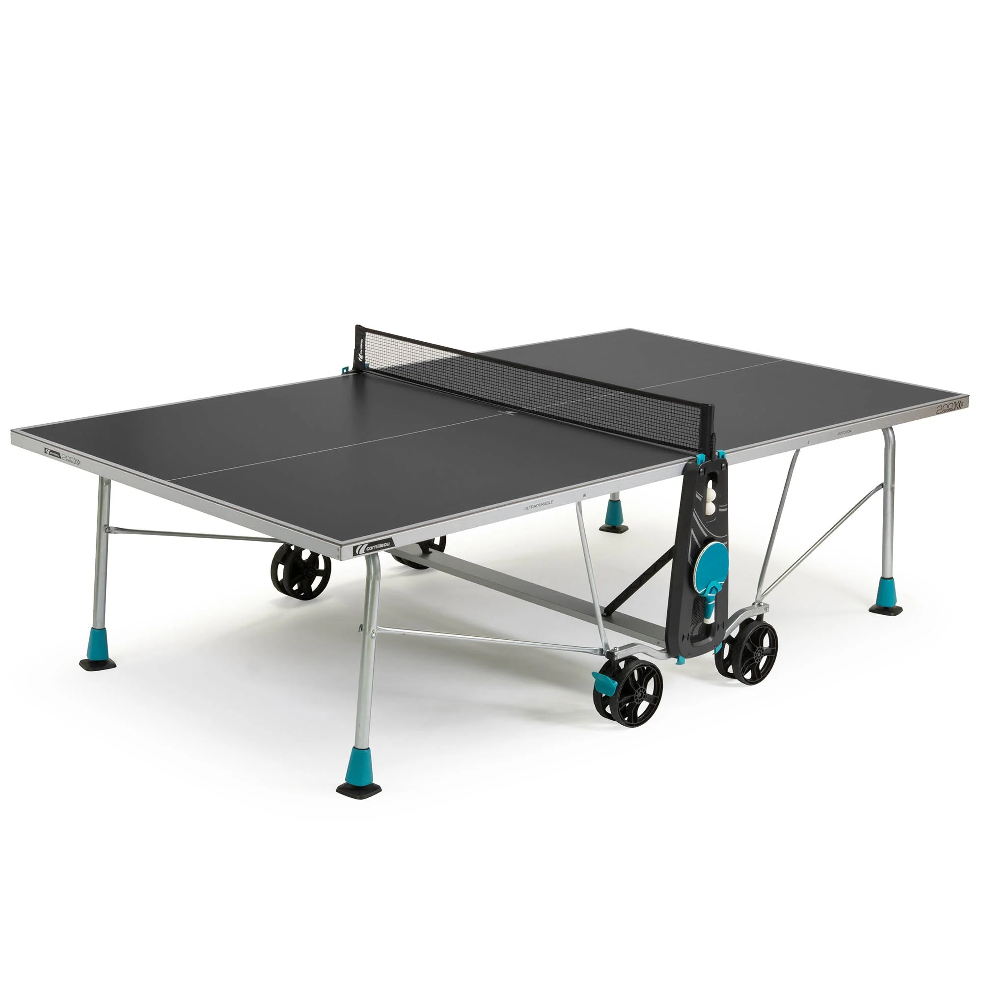 Cornilleau Sport 200X Rollaway Outdoor Table Tennis Table - Image 3