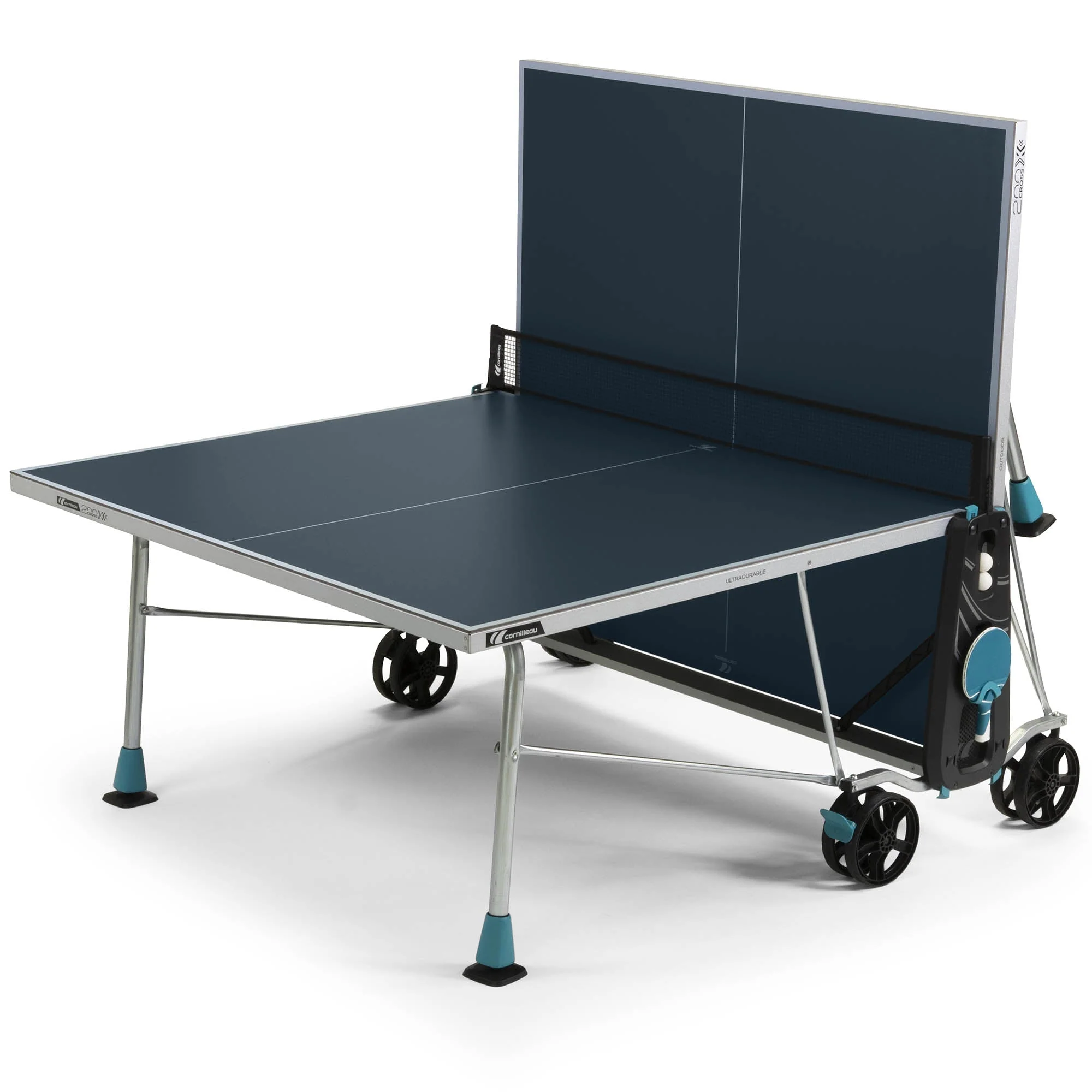 Cornilleau Sport 200X Rollaway Outdoor Table Tennis Table - Image 4