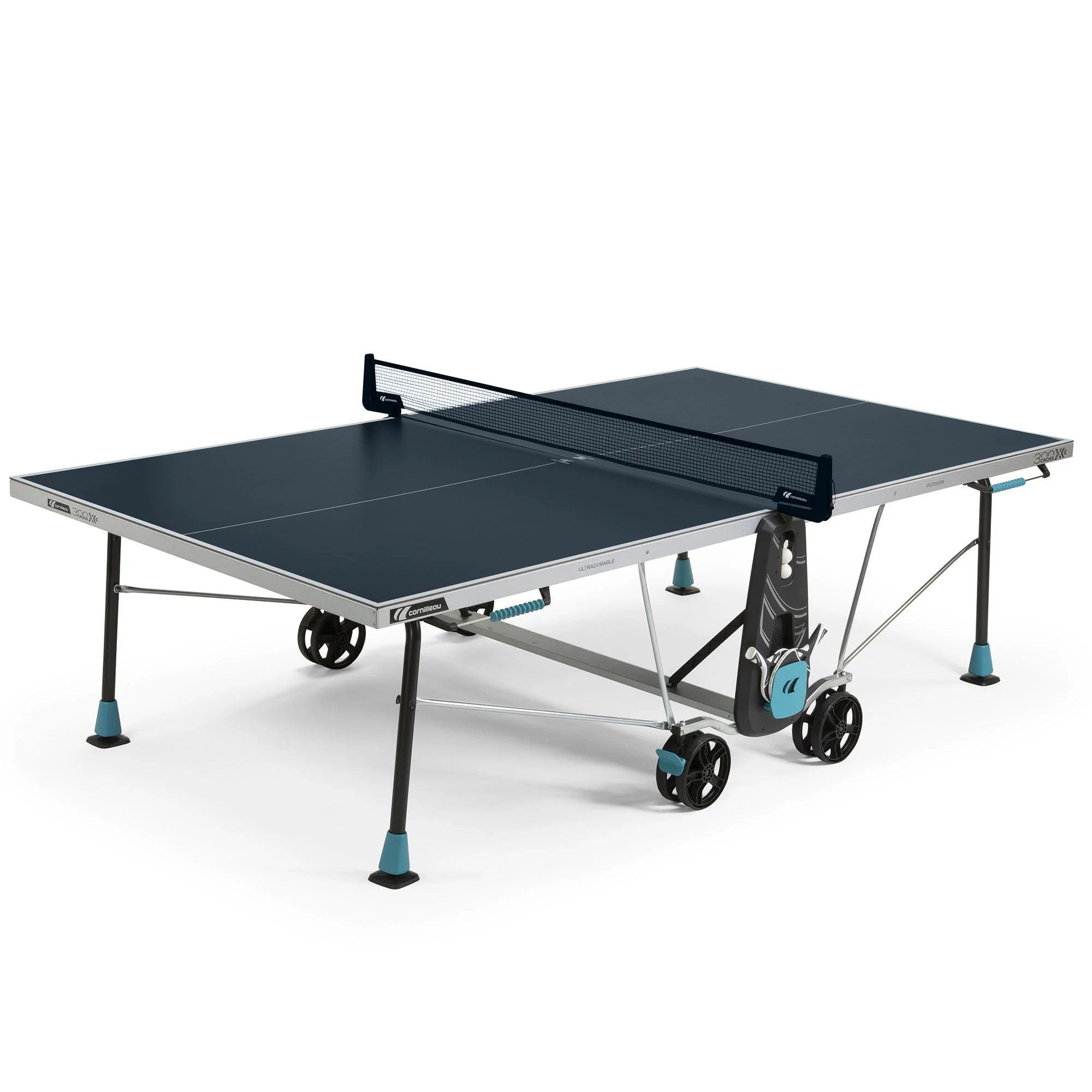 Cornilleau Sport 300X Rollaway Outdoor Table Tennis Table - Image 3