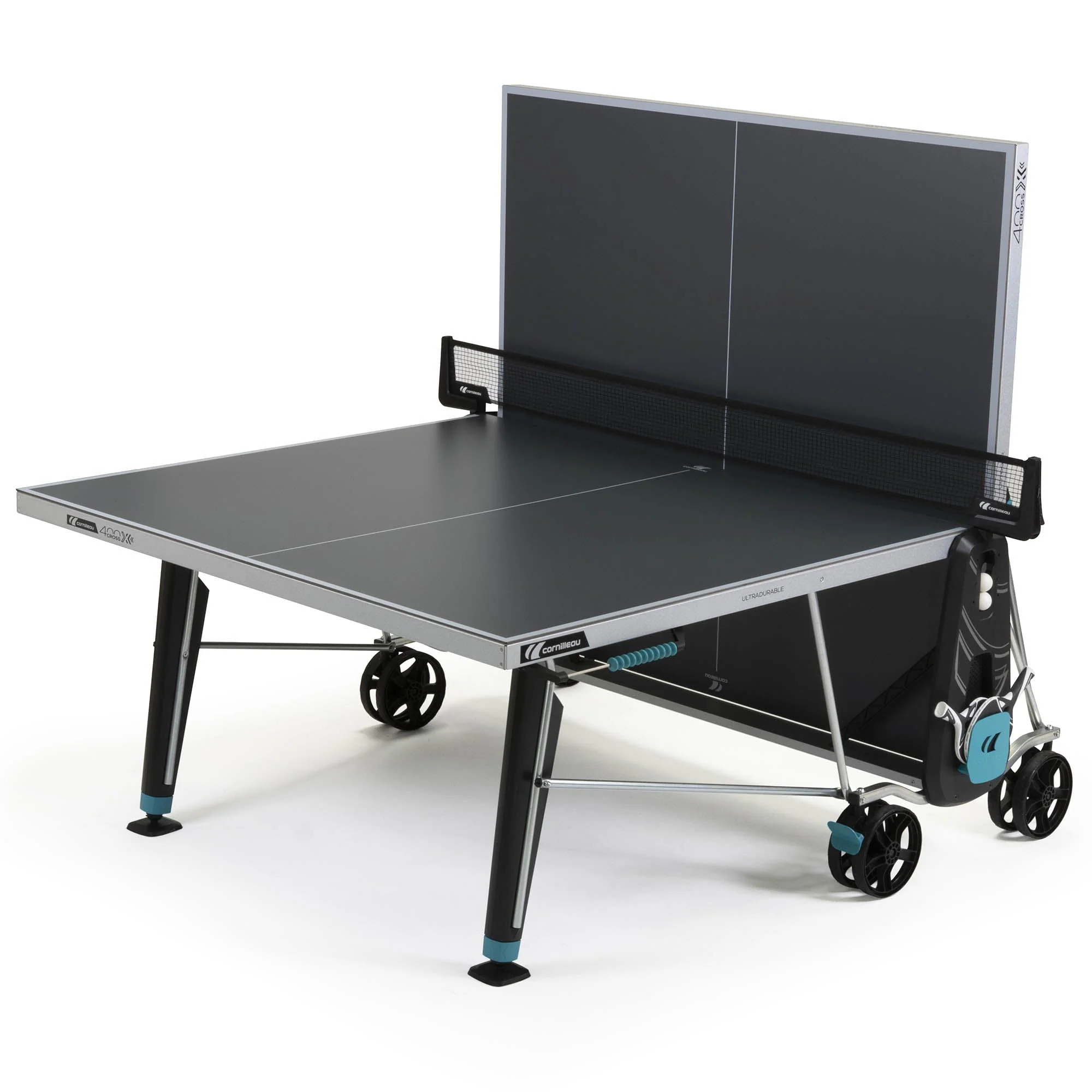 Cornilleau Sport 400X Rollaway Outdoor Table Tennis Table - Image 4