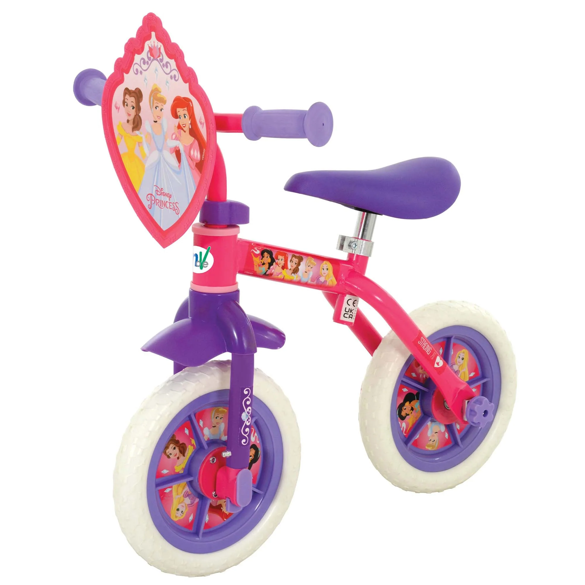Disney Princess 2-in-1 10" Wheel Size Training Bike - Image 3