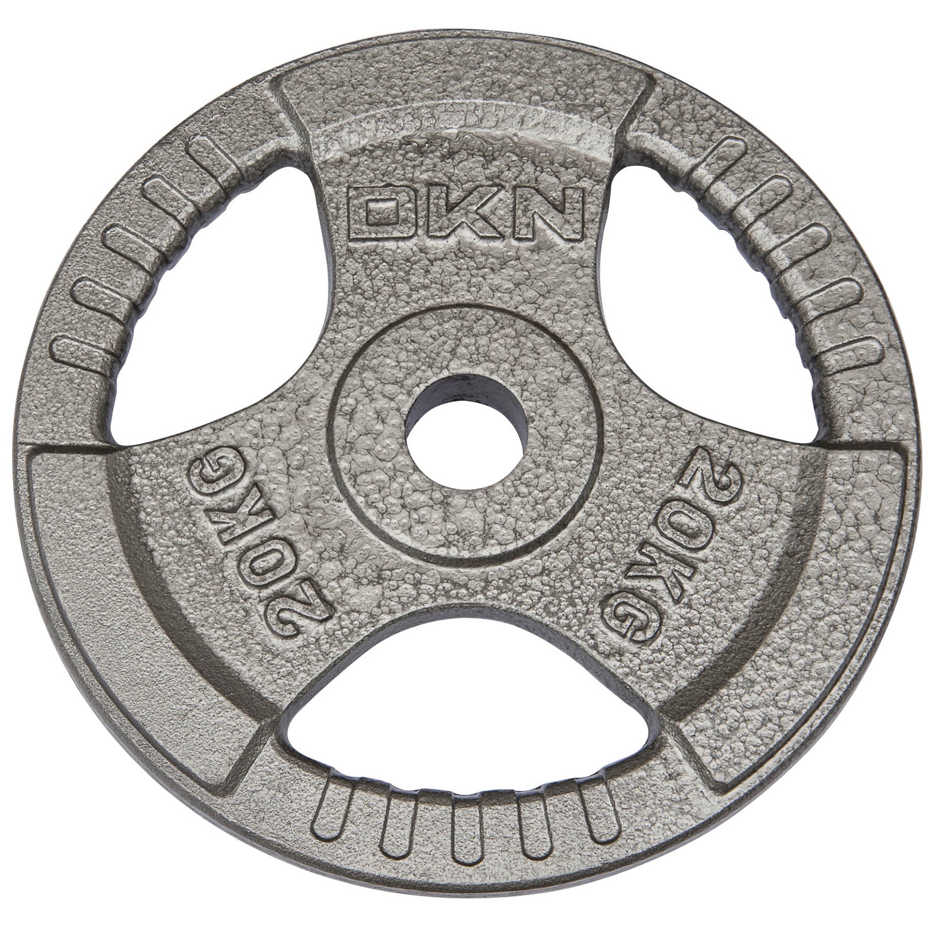 DKN Tri Grip Cast Iron Olympic Weight Plates - Image 6