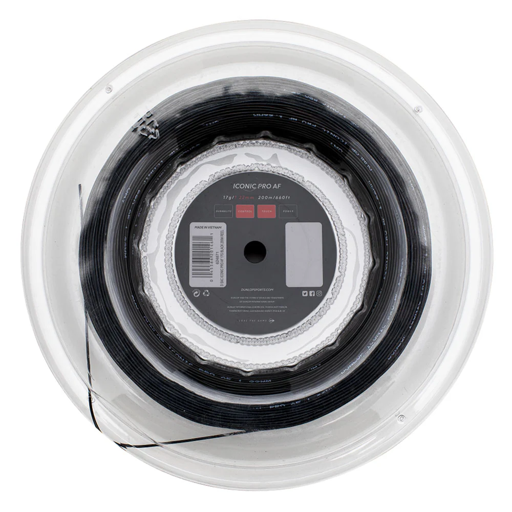 Dunlop Iconic Pro AF 17G Squash String - 200m Reel - Image 2