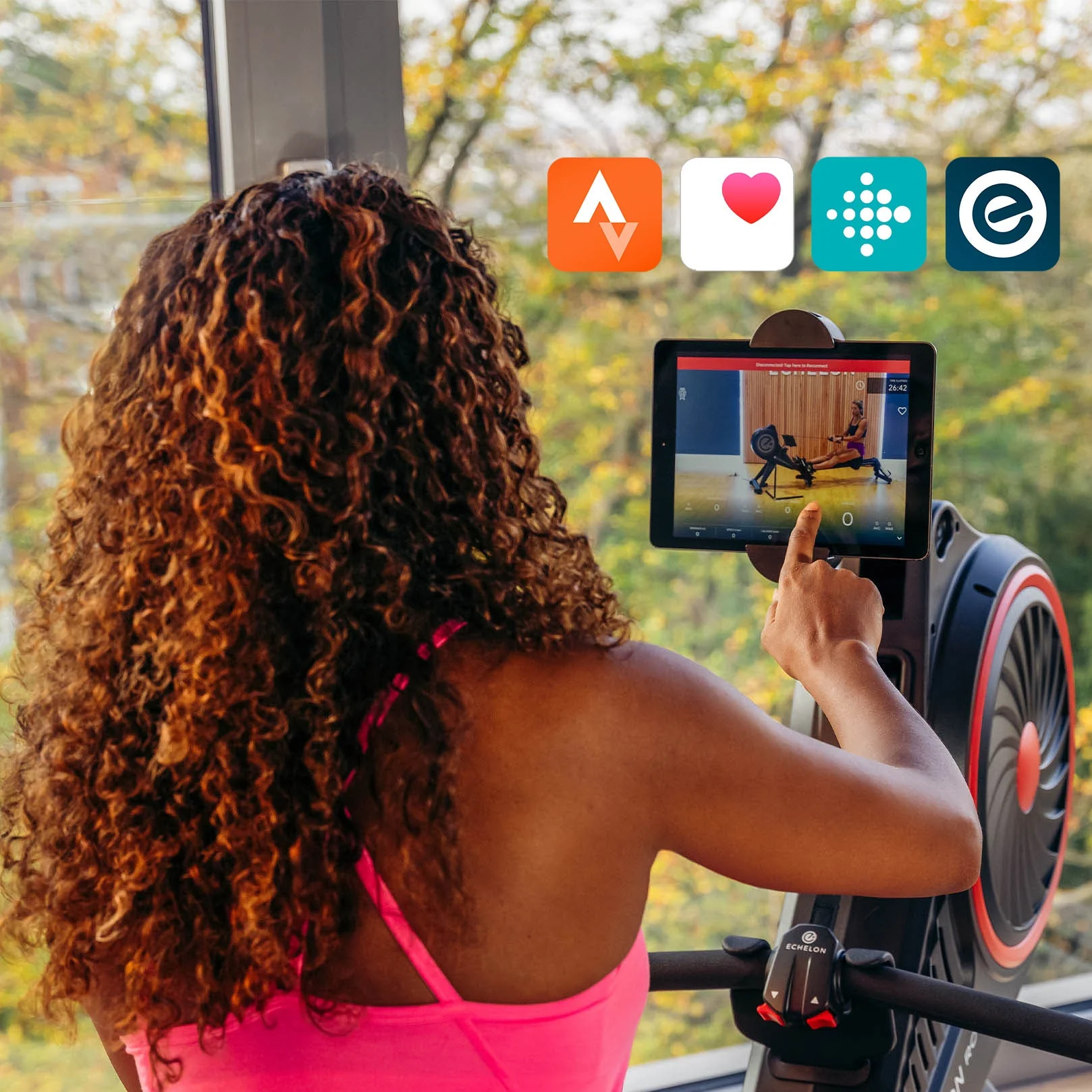 Echelon Row Smart Folding Rowing Machine - Image 3