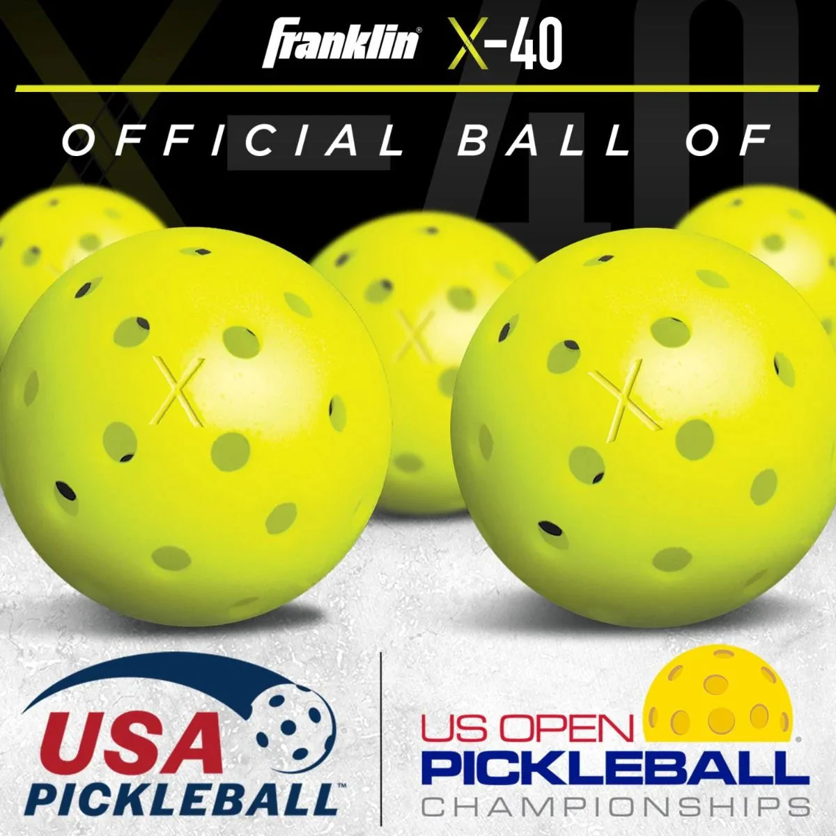 Franklin Jet 2 Player Pickleball Paddle and Ball Set - Image 12