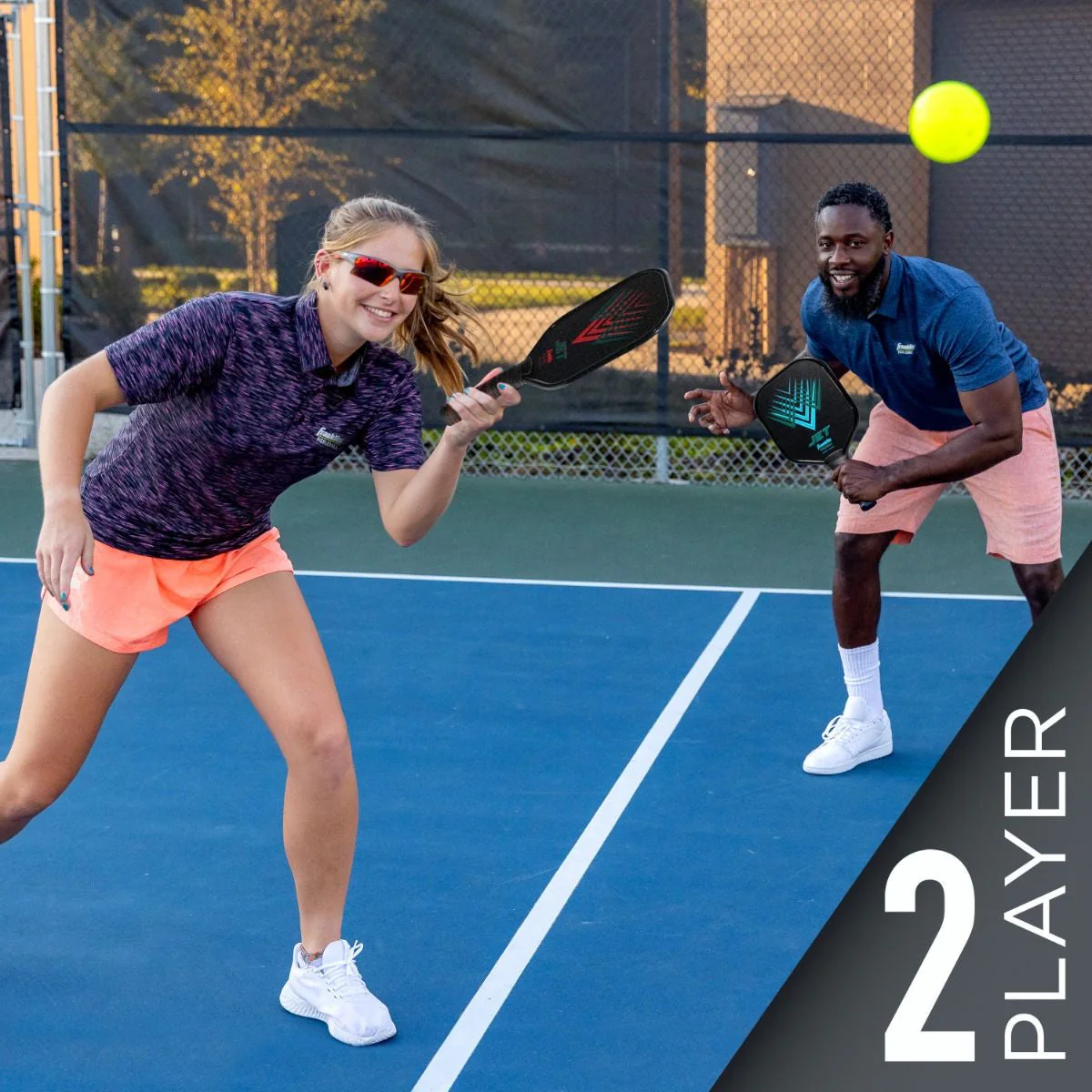 Franklin Jet 2 Player Pickleball Paddle and Ball Set - Image 4