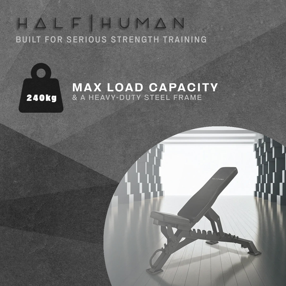 Half Human 3 Way Adjustable FID Utility Bench - Image 6