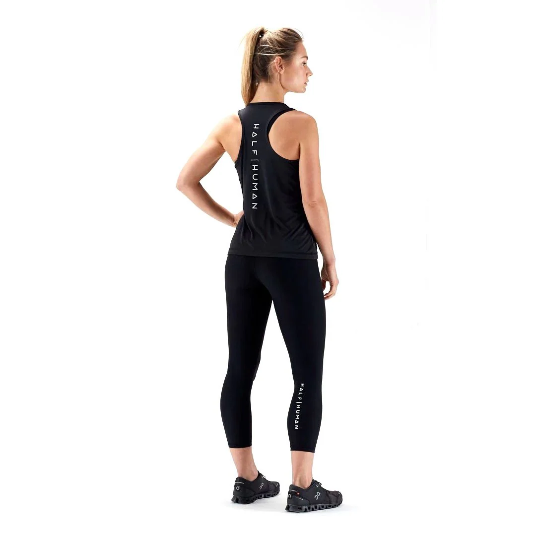 Half Human Ladies Racerback Vest Top - Image 4