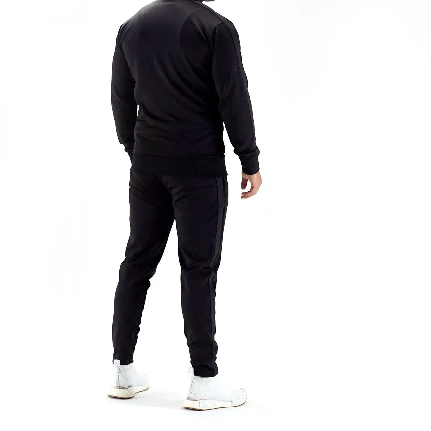 Half Human Mens Poly Tapered Tracksuit Joggers - Image 4