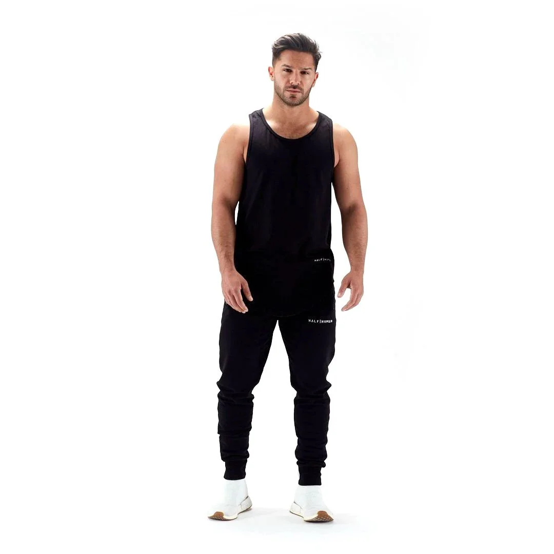 Half Human Mens Stringer Tank Vest - Image 3