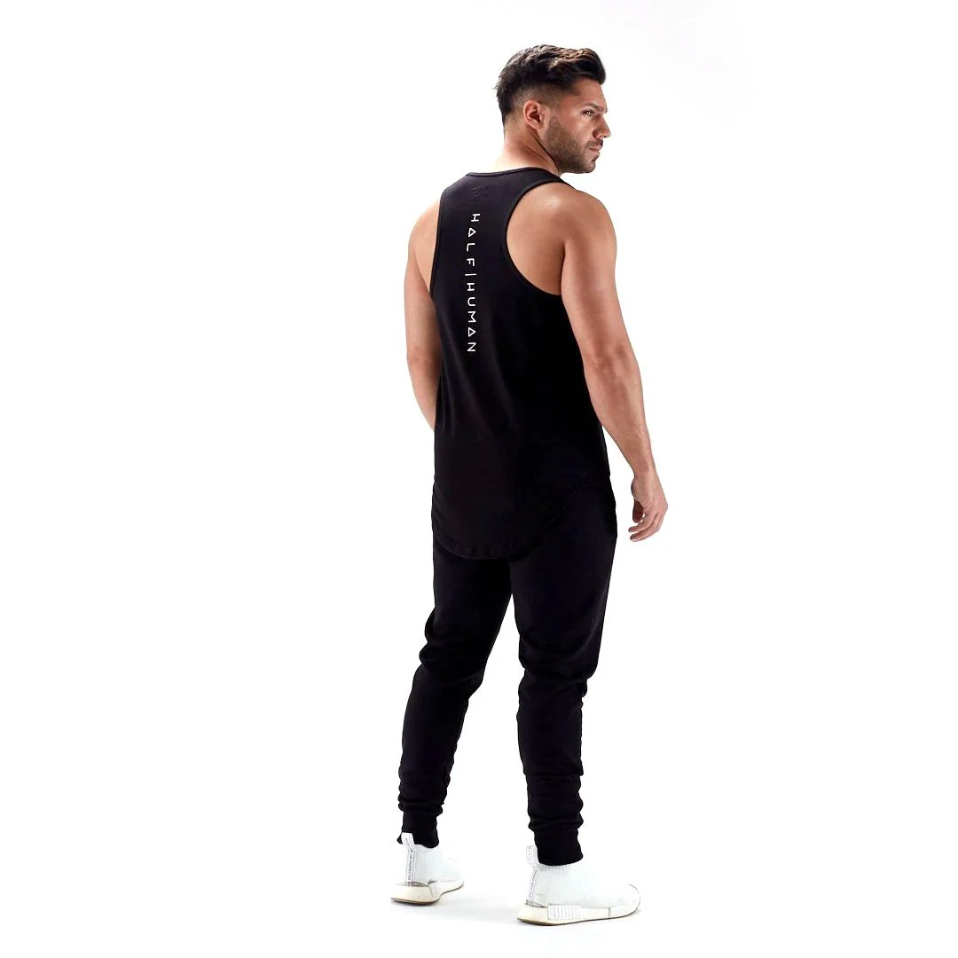 Half Human Mens Stringer Tank Vest - Image 4