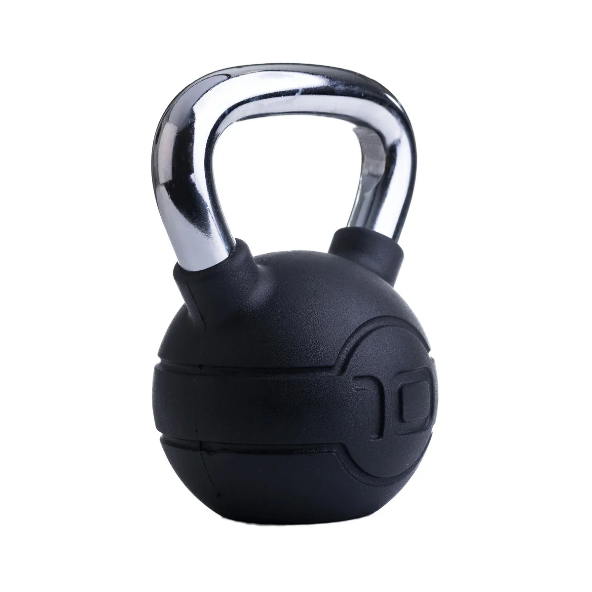 Jordan Black Rubber 4-24kg Kettlebell Set with Chrome Handles - Image 4