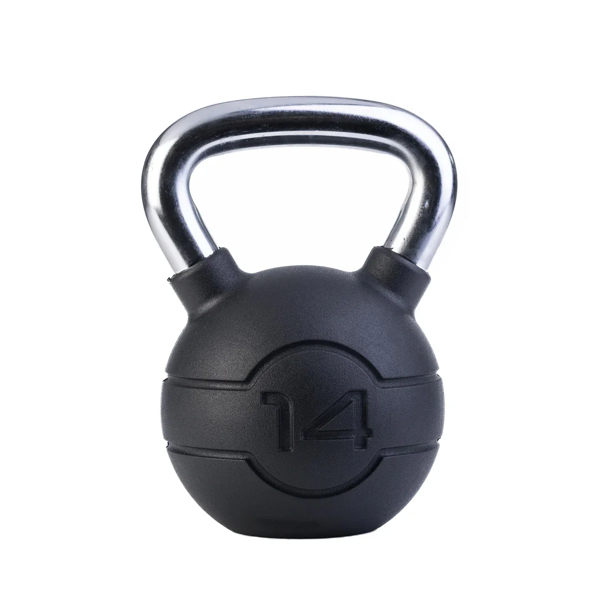 Jordan Black Rubber 4-24kg Kettlebell Set with Chrome Handles - Image 6