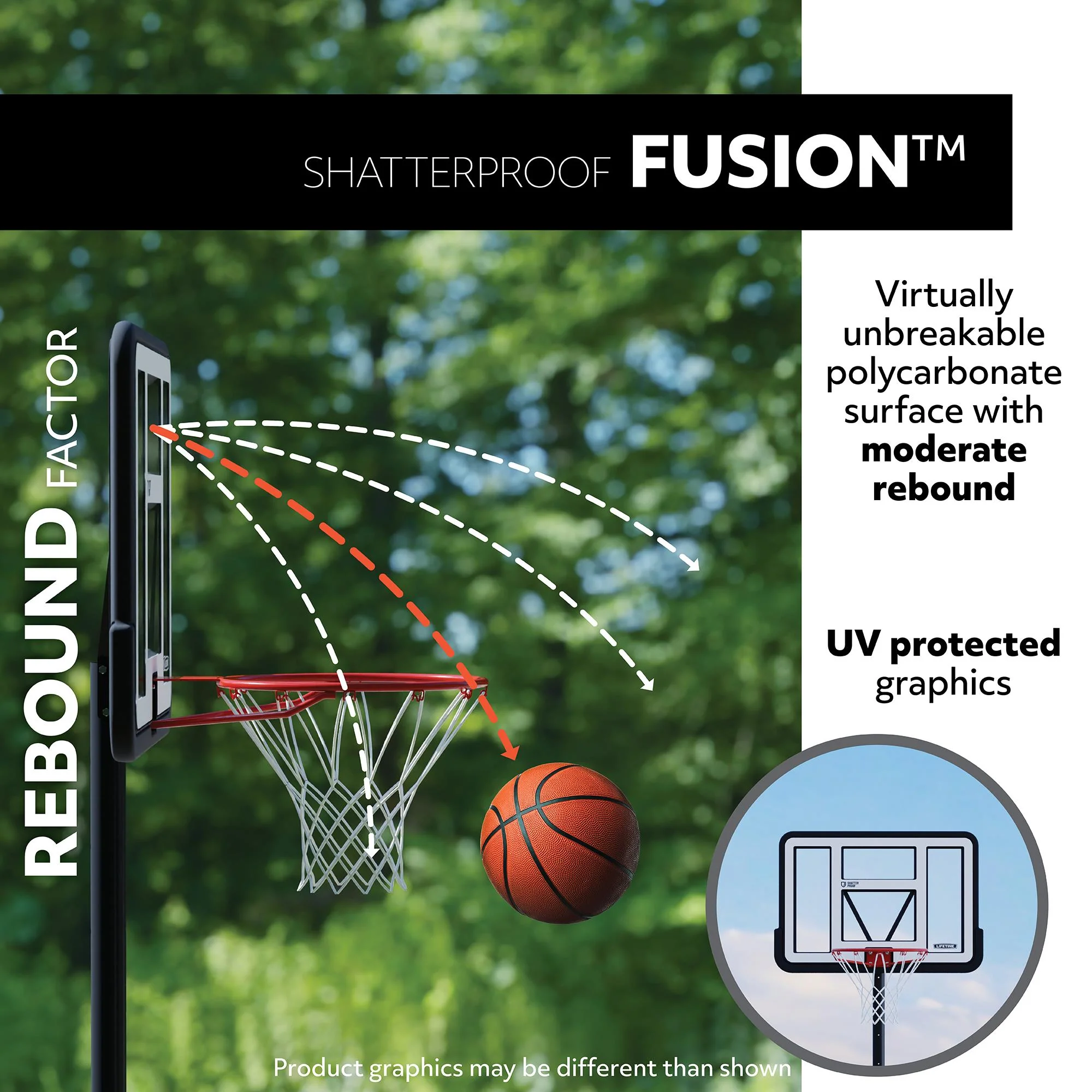 Lifetime Fusion 44 inch Basketball System - Image 7