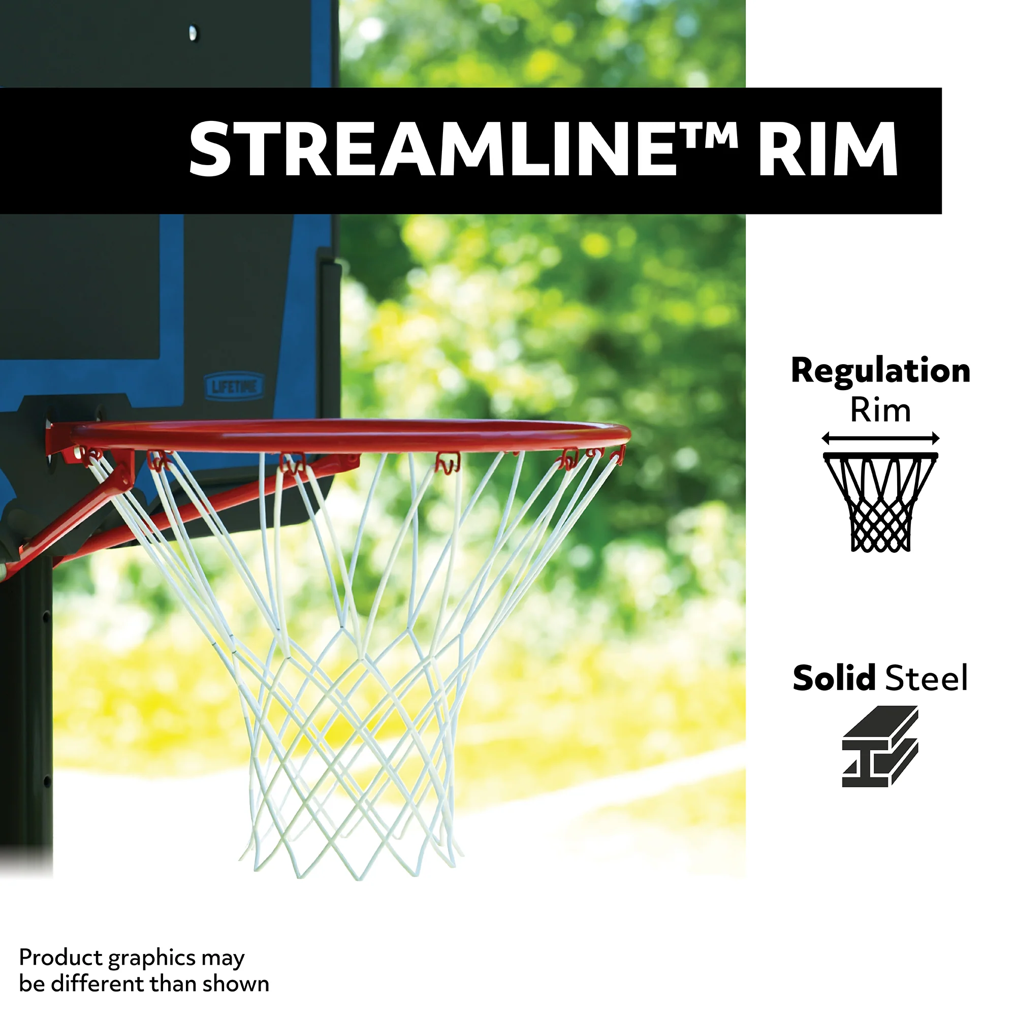 Lifetime Pro Court 44 inch Basketball System - Image 4