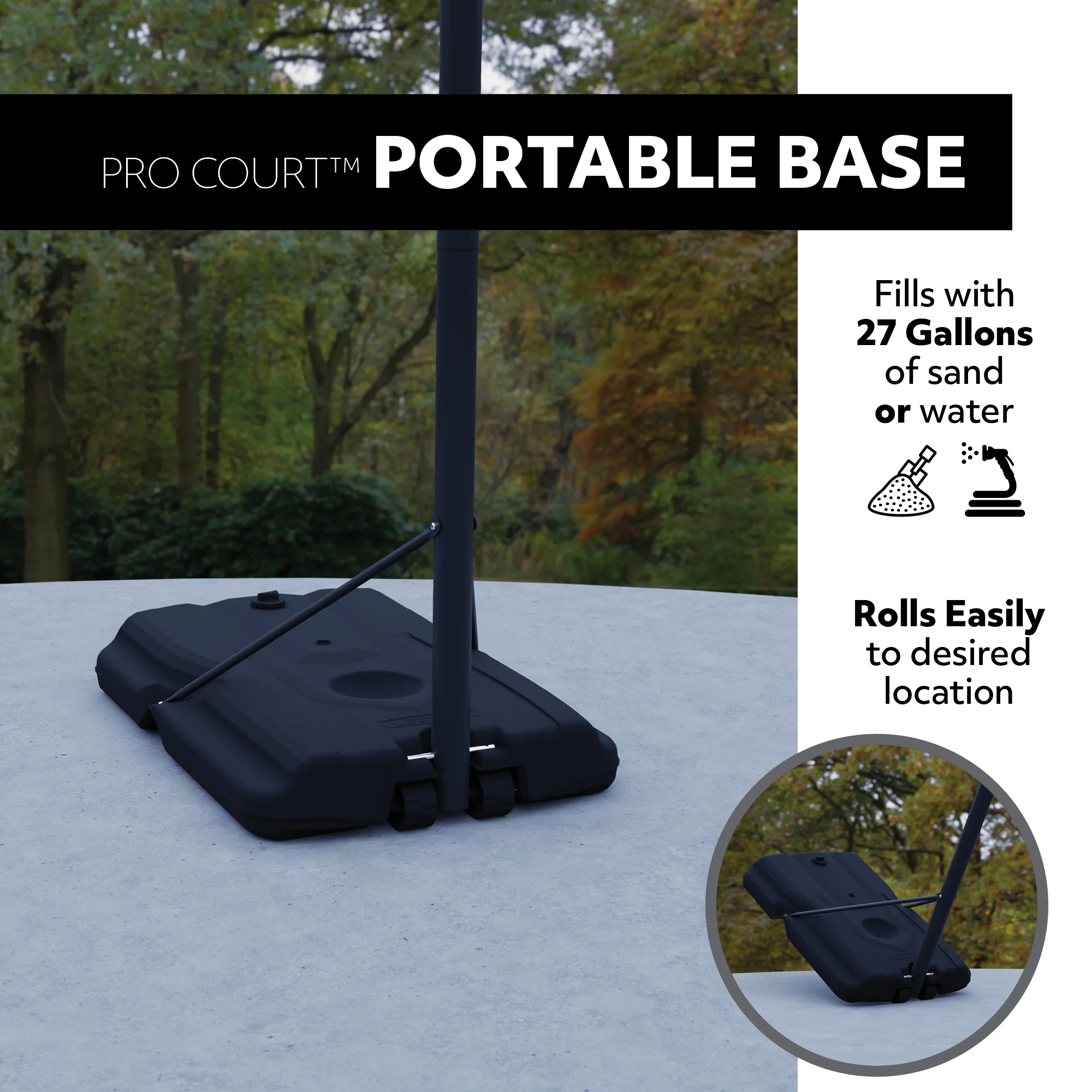 Lifetime Pro Court 44 inch Basketball System - Image 6