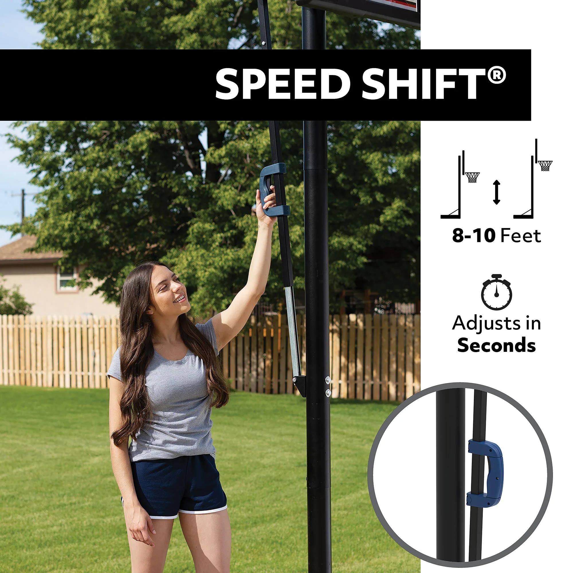 Lifetime Speed Shift 48 inch Basketball System - Image 5