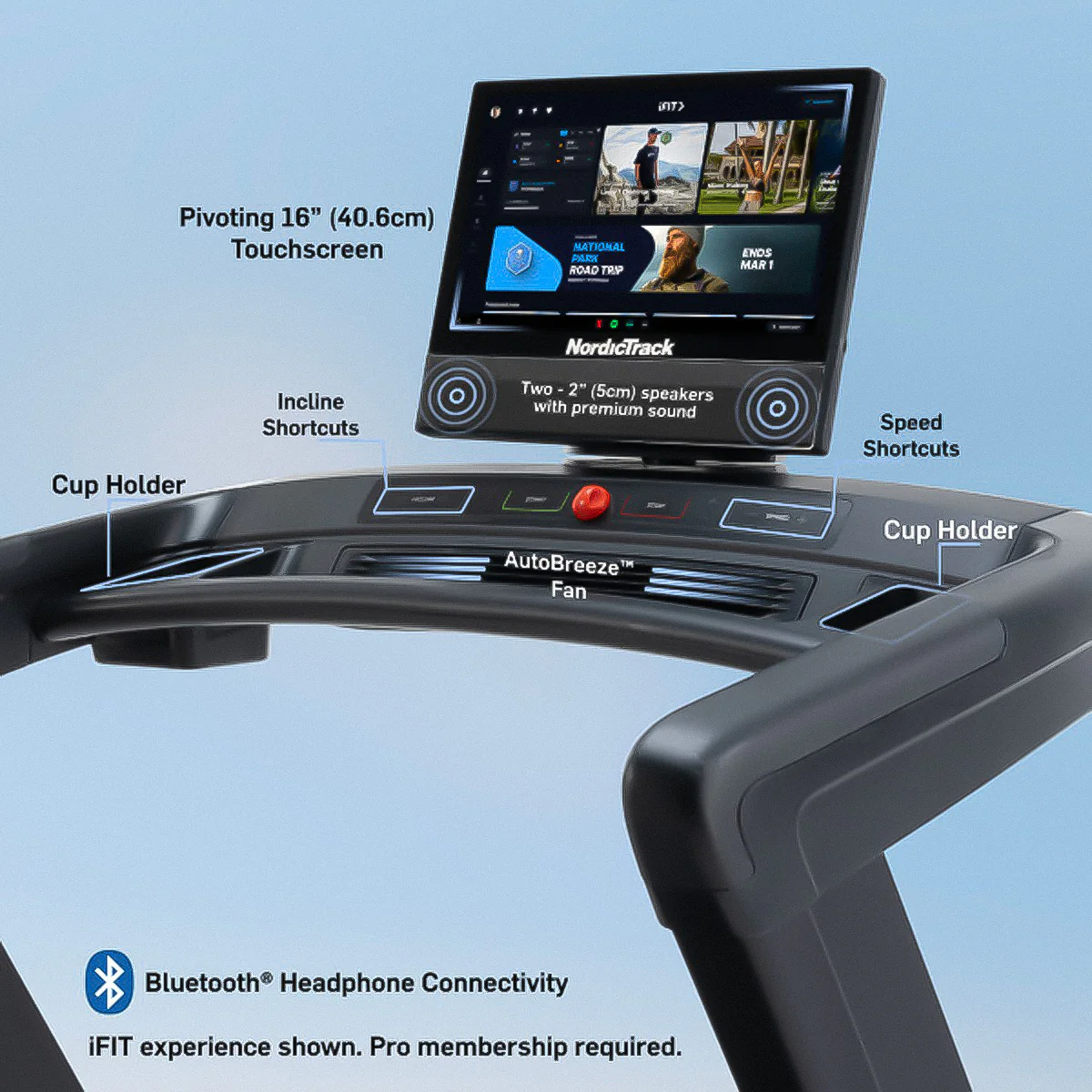 NordicTrack Commercial 1750 Folding Treadmill - Image 4