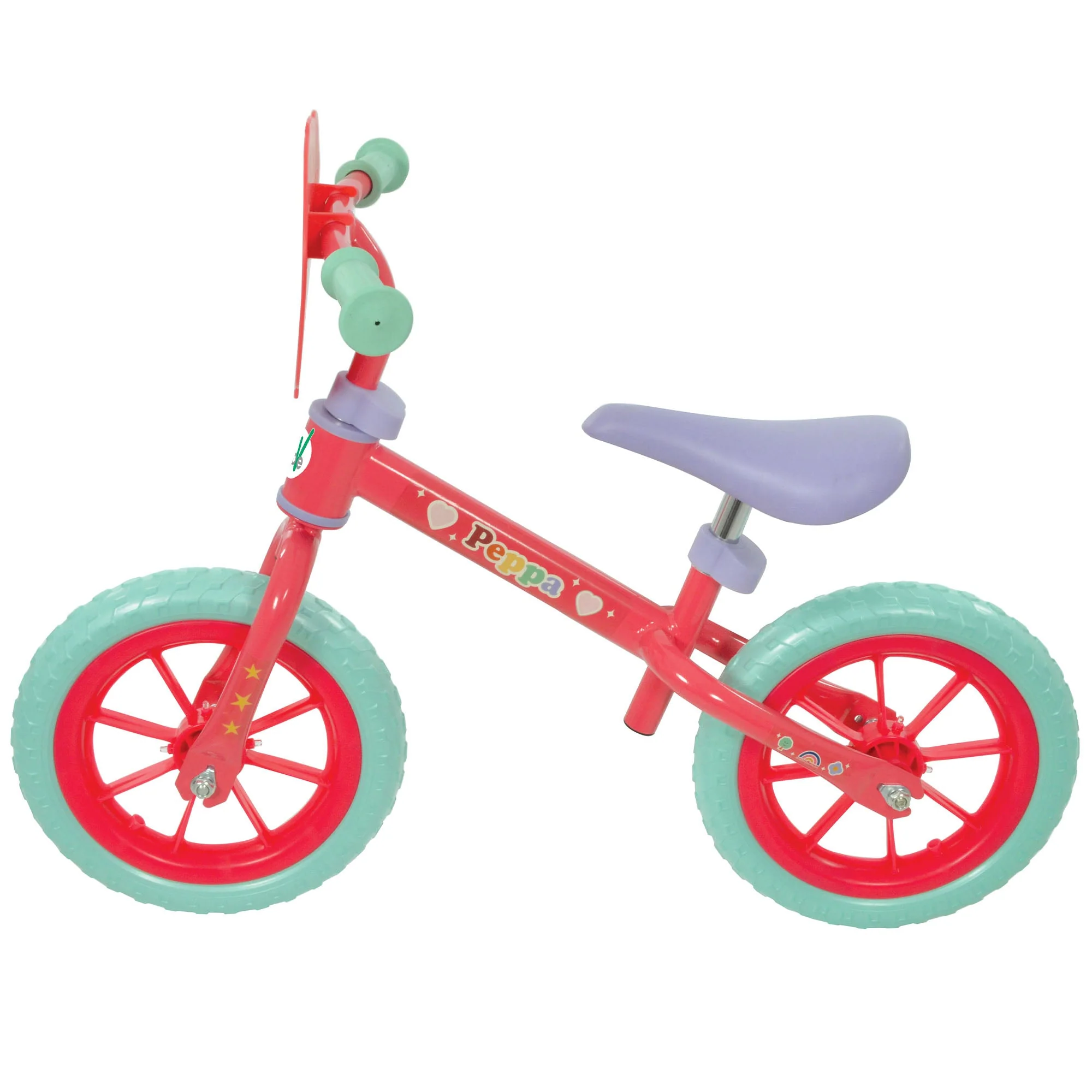 Peppa Pig 12" Balance Bike with Light Up Wheels - Image 9