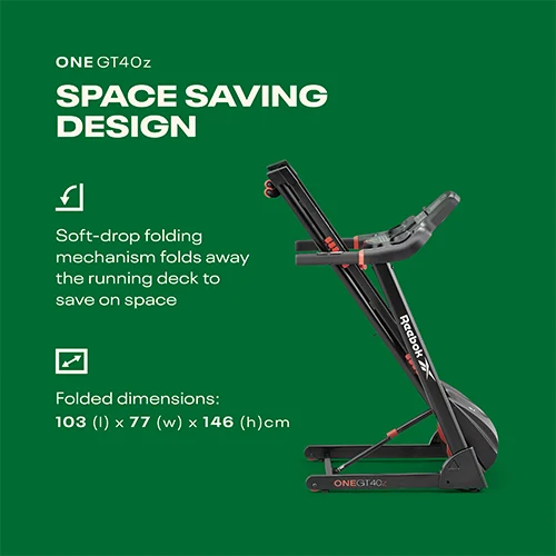 Reebok GT40z Folding Treadmill with Connected Fitness - Image 10