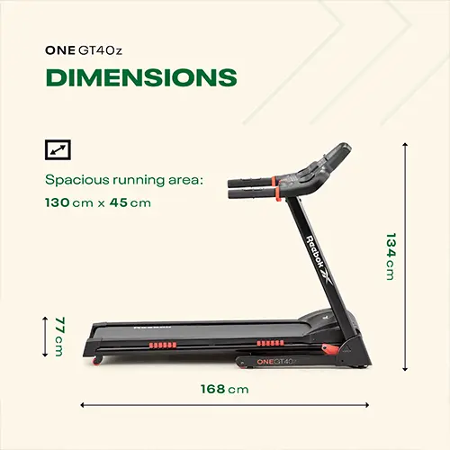Reebok GT40z Folding Treadmill with Connected Fitness - Image 15