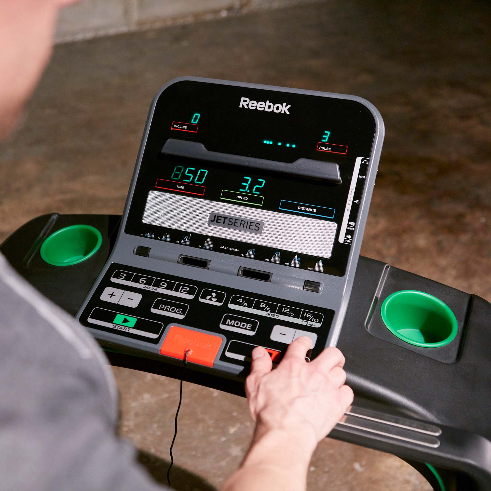 Reebok Jet 200 Series Bluetooth Folding Treadmill - Image 6