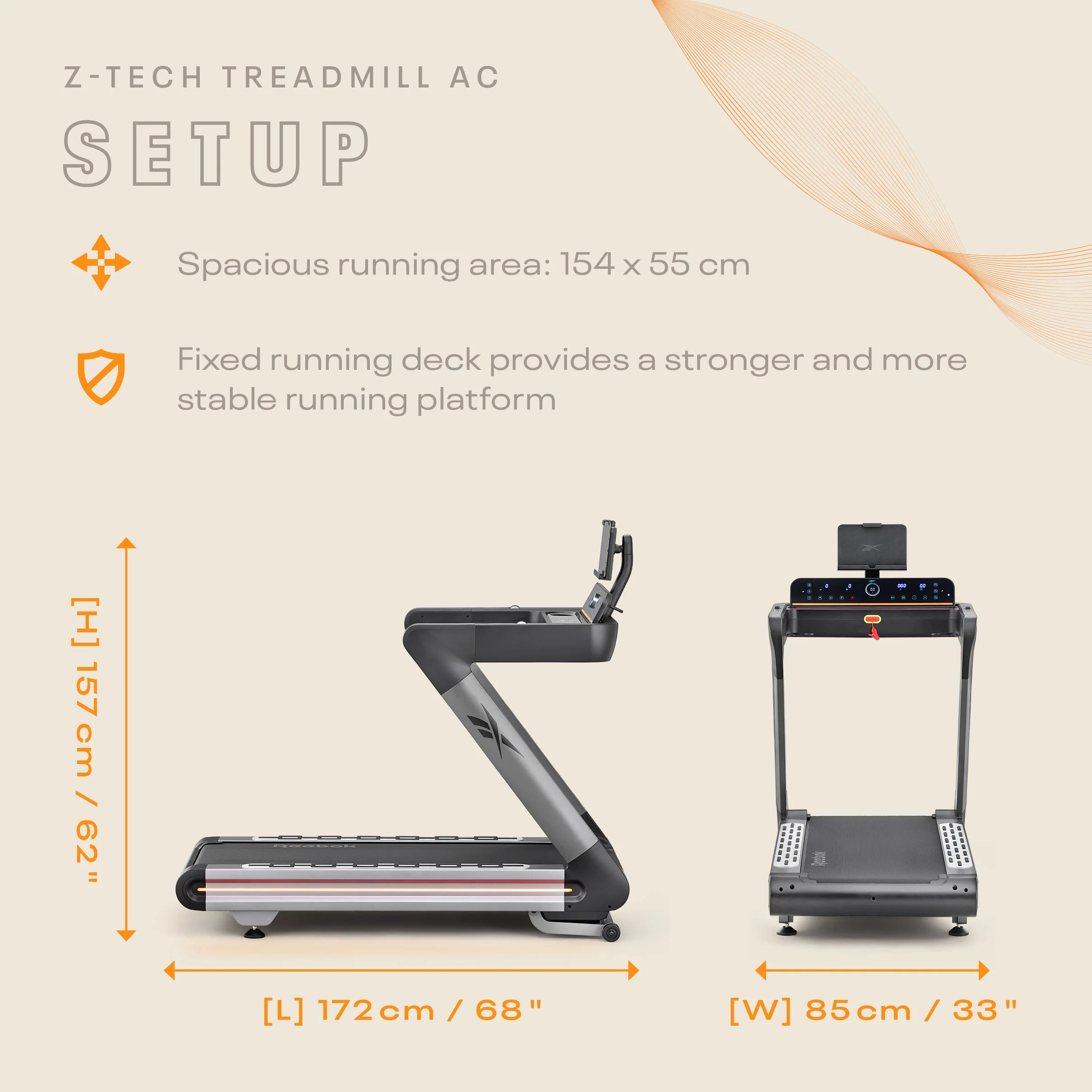 Upgraded Reebok Z-Tech AC Treadmill - Image 19