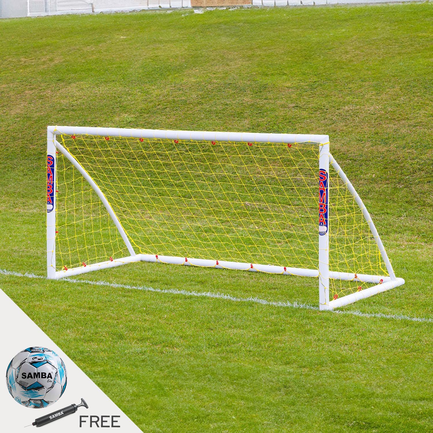 Samba 8ft x 4ft Trainer Football Goal with Locking System