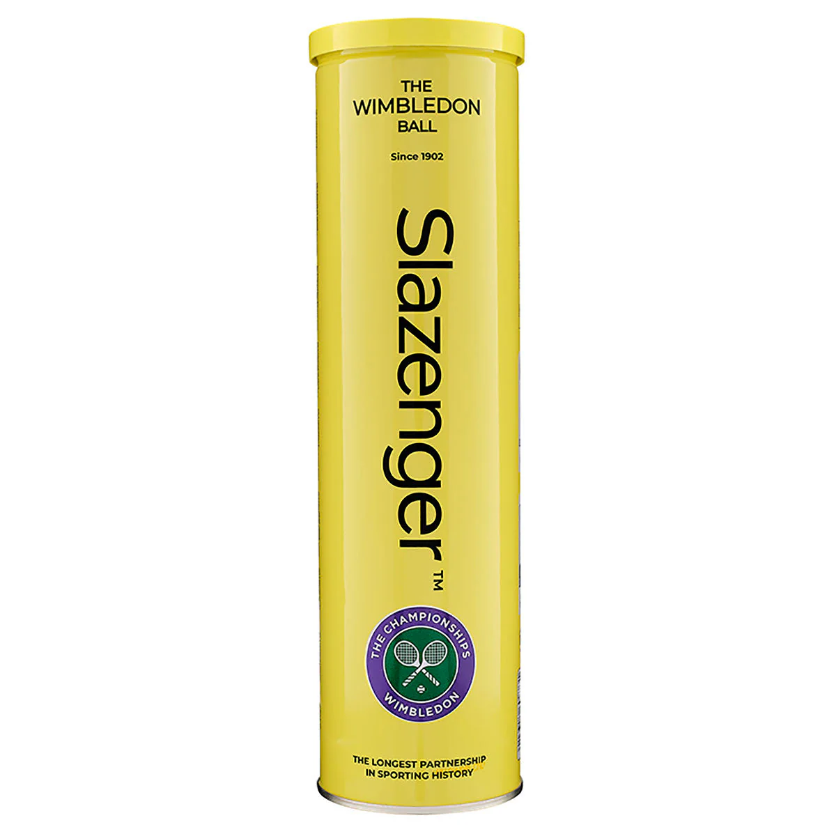 Slazenger Wimbledon Ultra Vis Tennis Balls - Tube Of 4