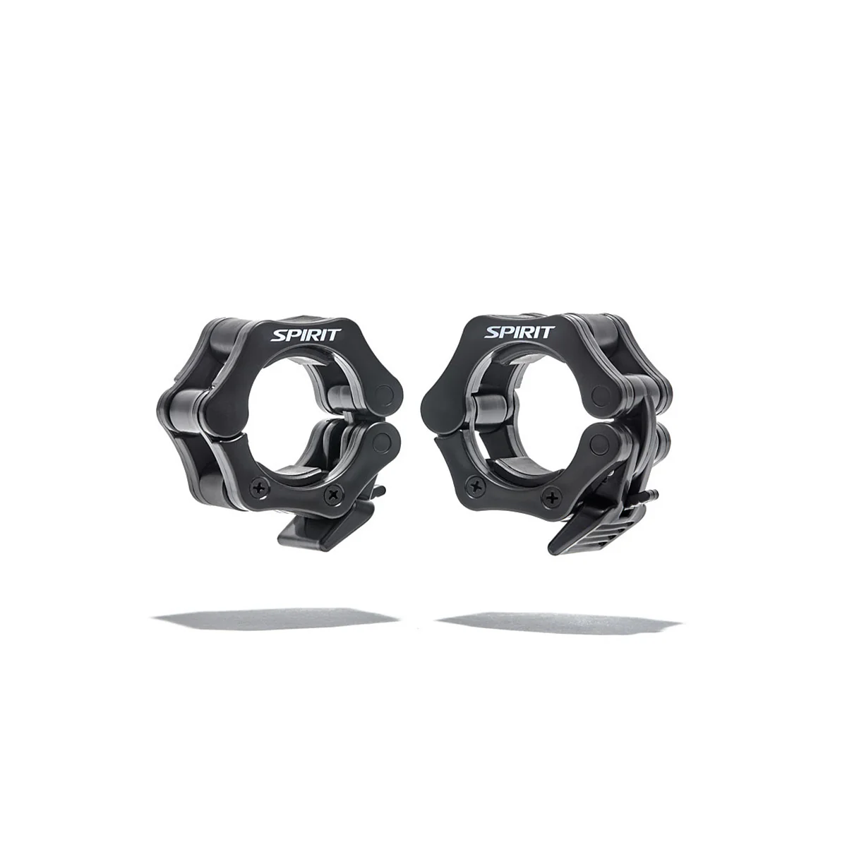 Spirit Fitness 125kg Olympic Rubber Tri Grip Weight Set with 6ft Bar - Image 5
