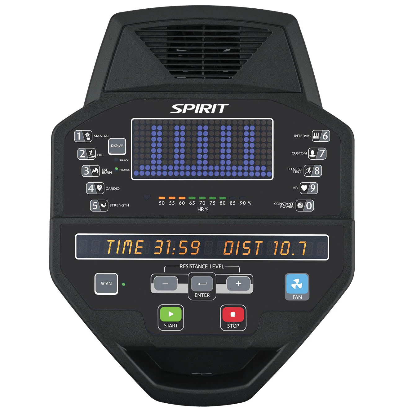 Spirit Fitness CR800 Recumbent Exercise Bike - Image 15