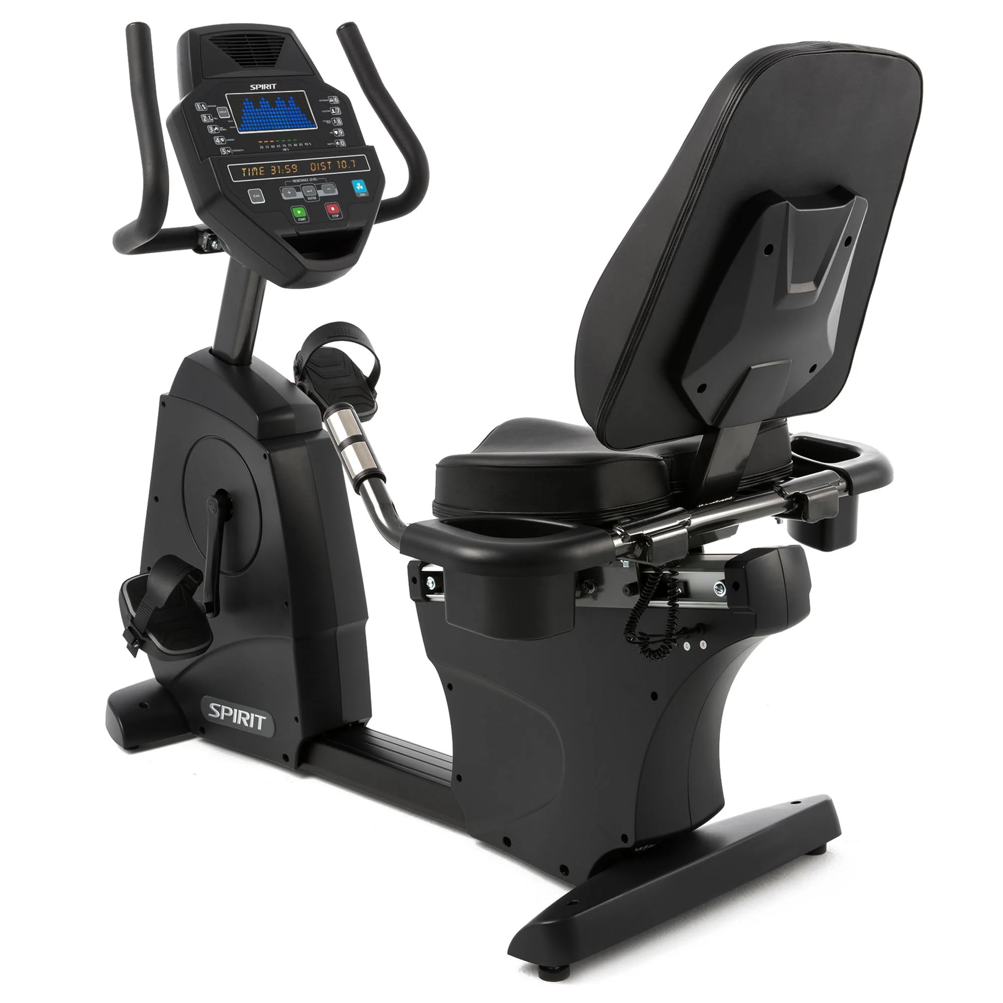 Spirit Fitness CR800 Recumbent Exercise Bike - Image 6