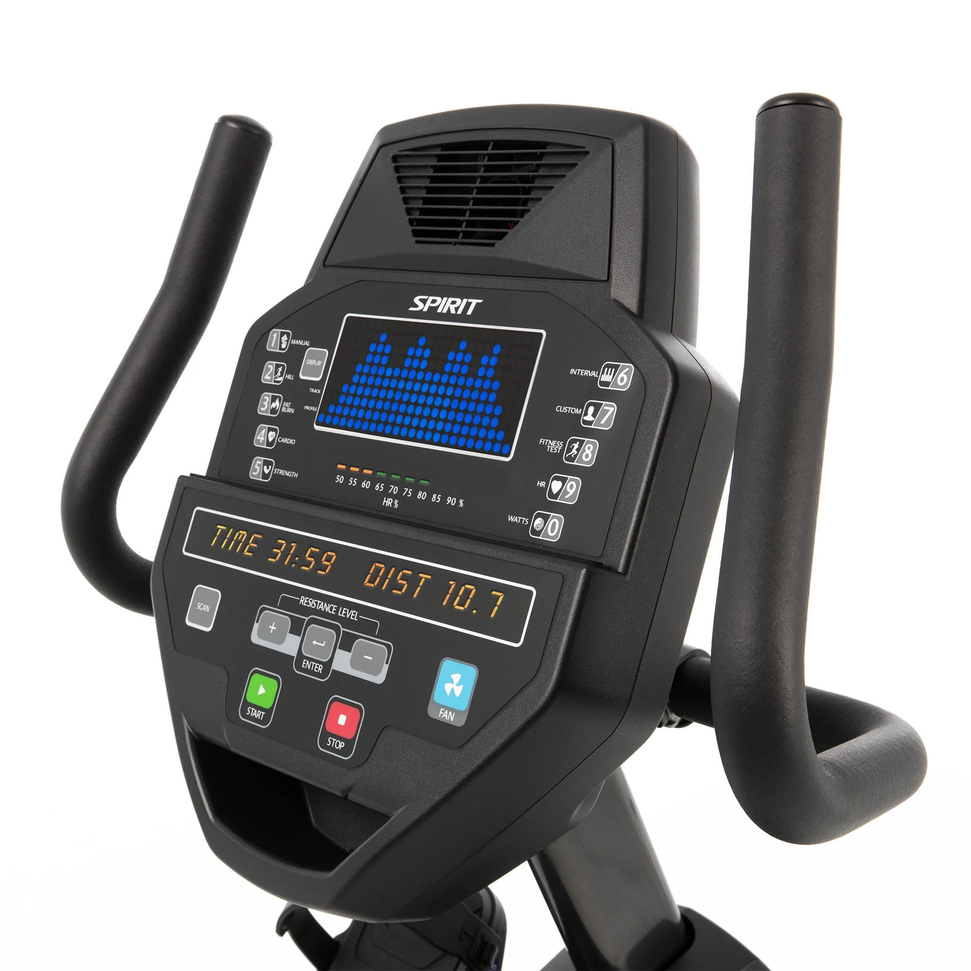 Spirit Fitness CR800 Recumbent Exercise Bike - Image 9