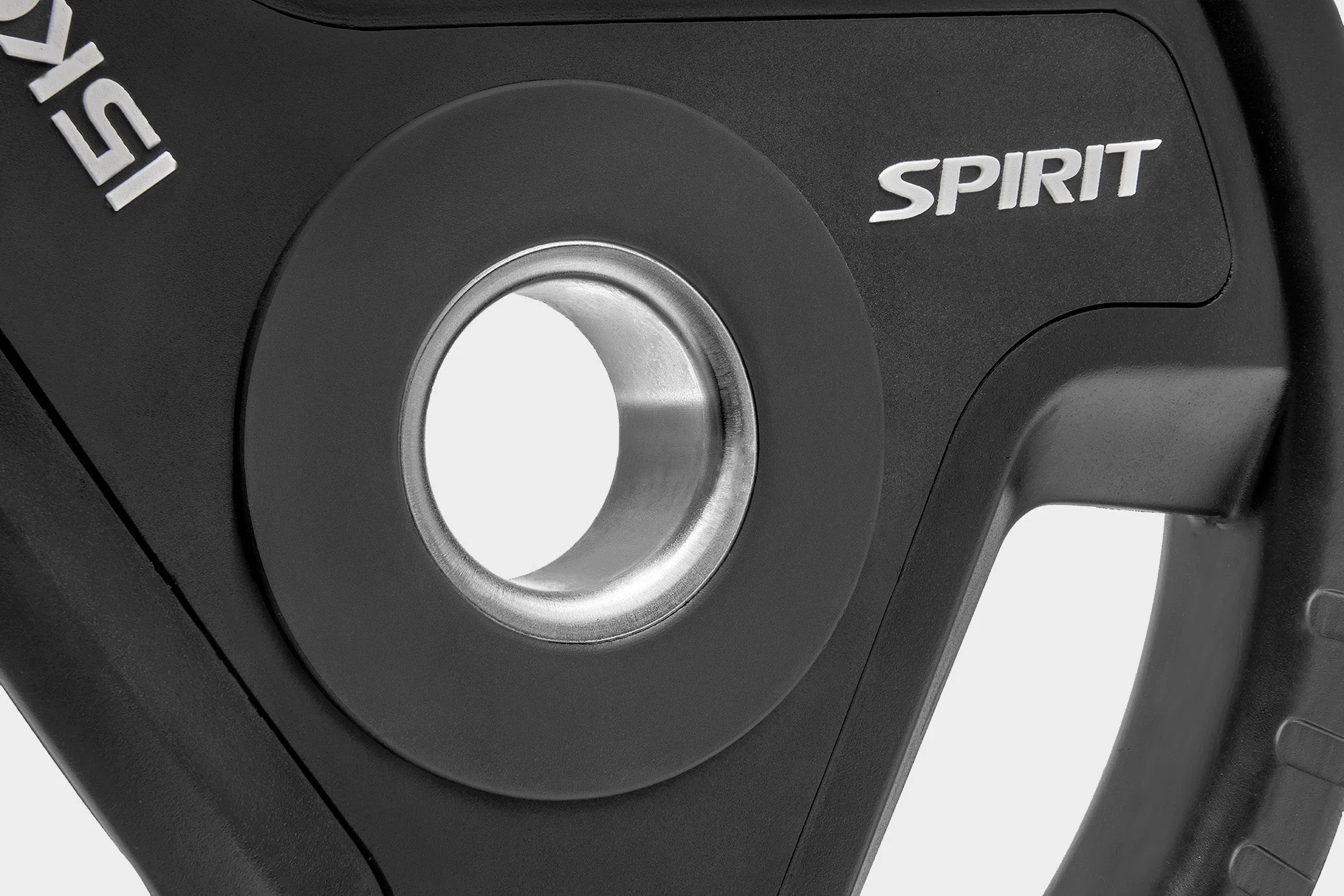 Spirit Fitness Olympic Rubber Tri Grip Weight Plates - Image 5
