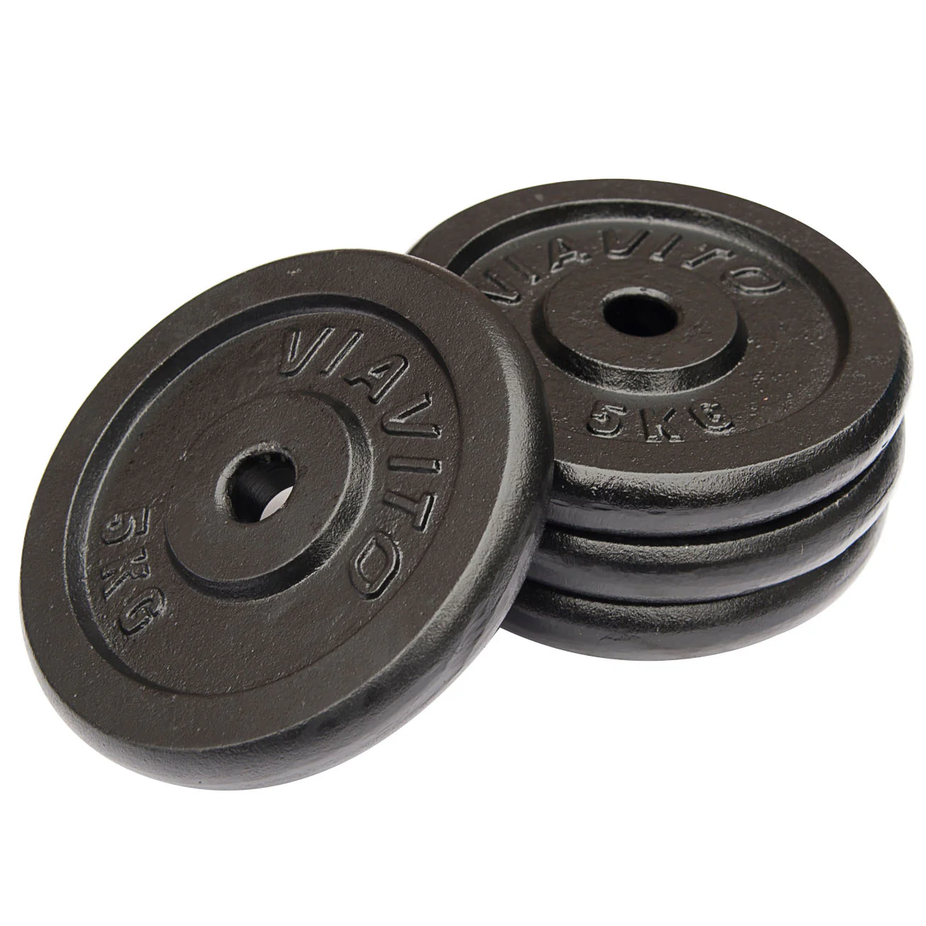 Viavito Cast Iron Standard Weight Plates - Image 5