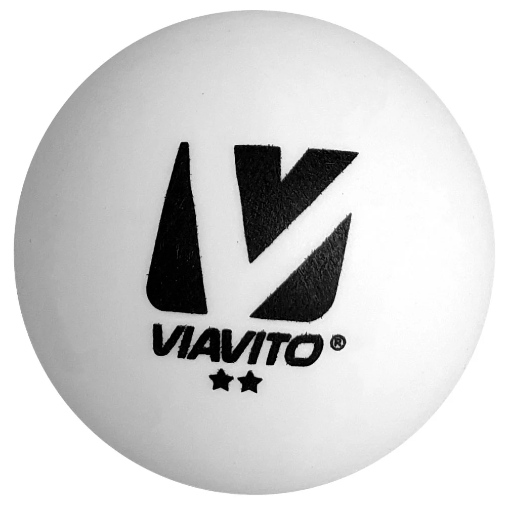 Viavito Club Adept 2 Star Table Tennis Balls - Pack of 6 - Image 4