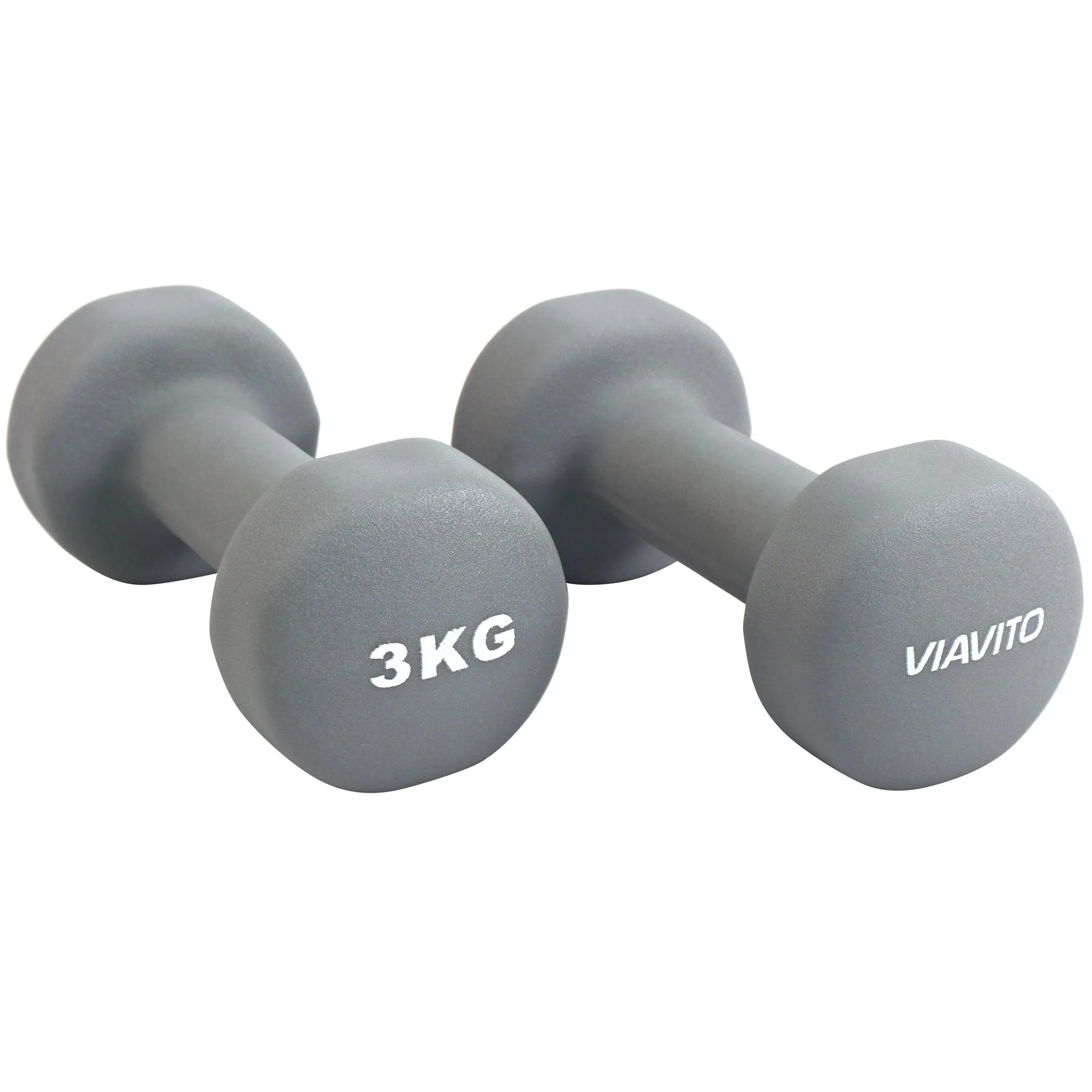Viavito Neoprene Dumbbells - Pair - Image 4