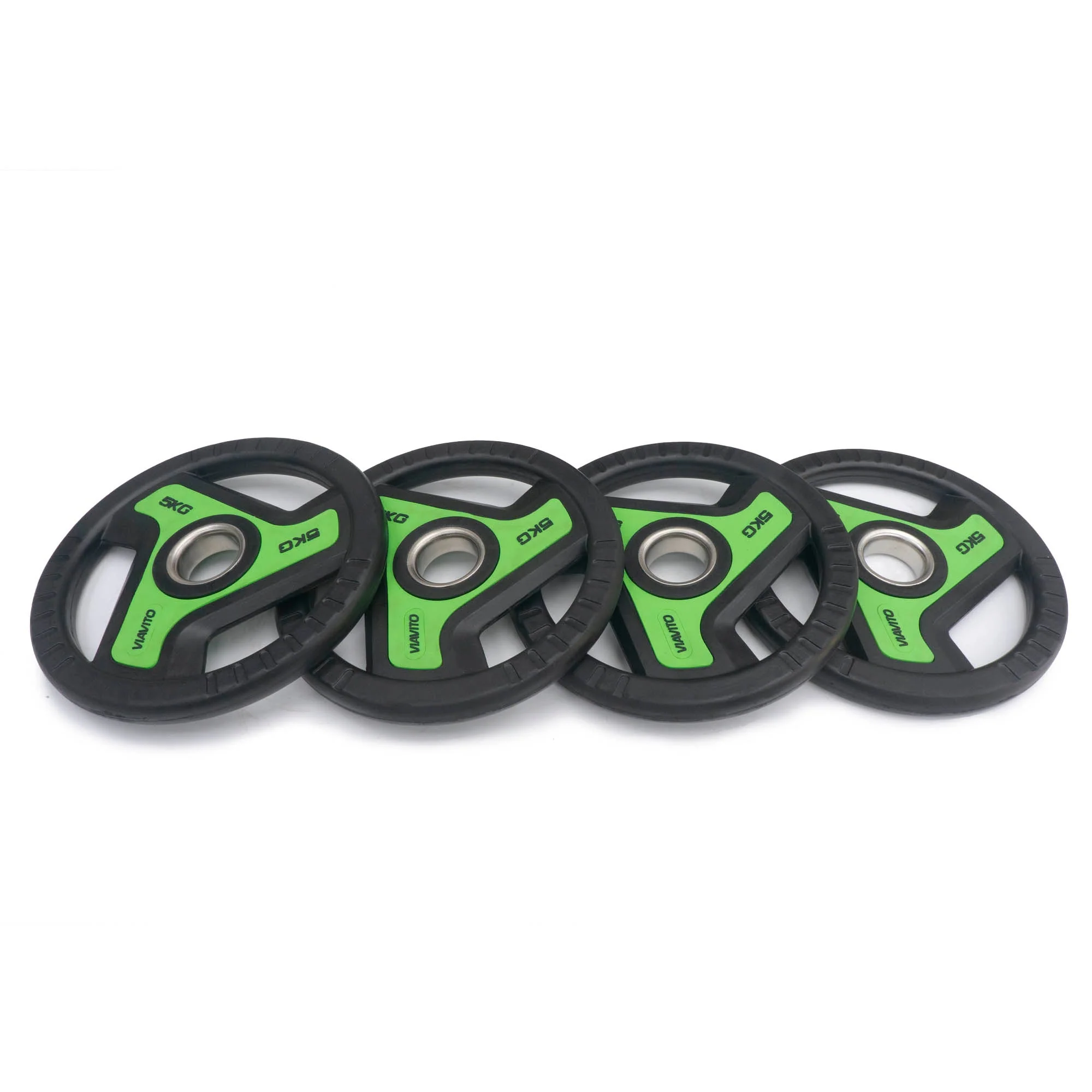 Viavito Rubber Bumper Olympic Weight Plates - Image 3