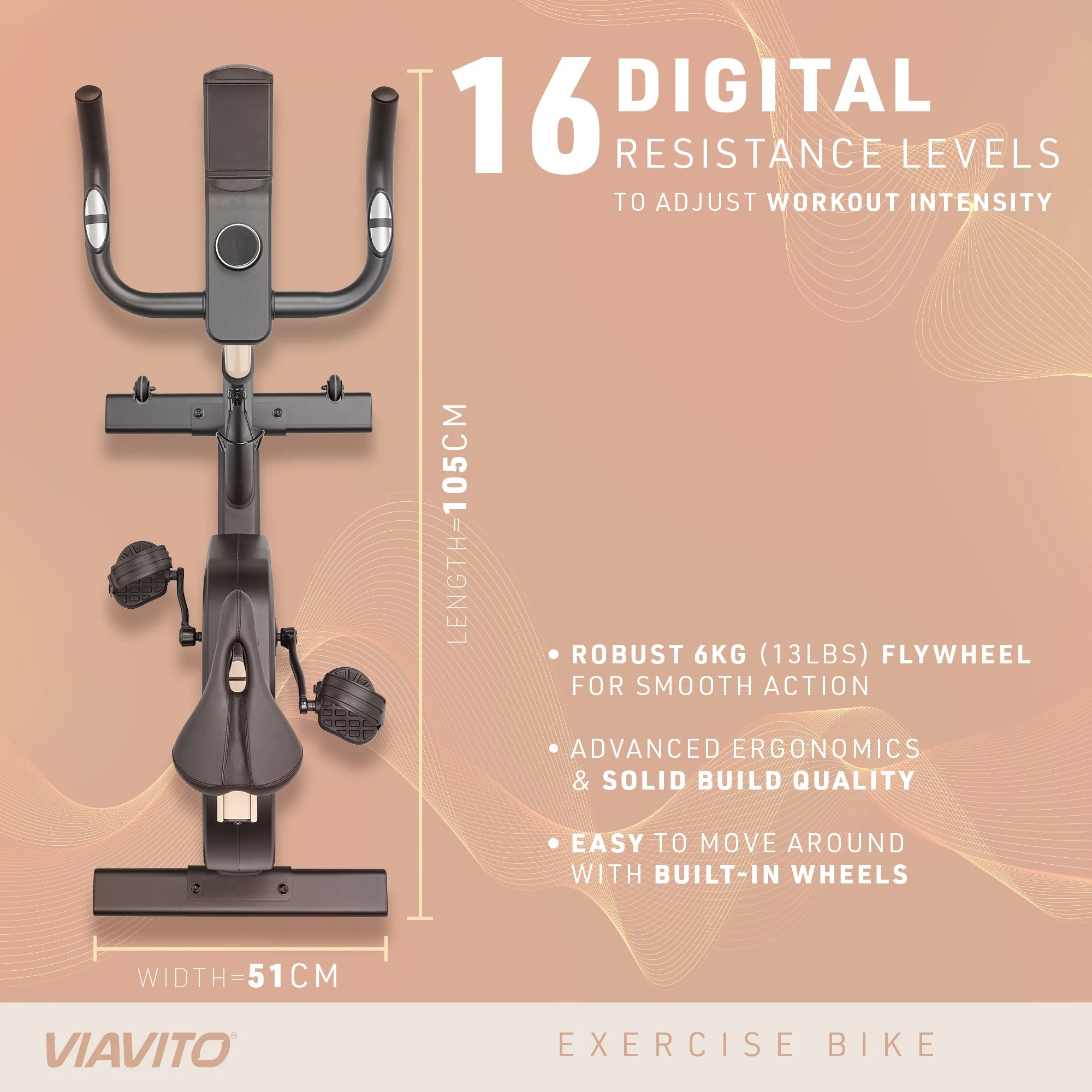 Viavito SB1 Exercise Bike - Image 5