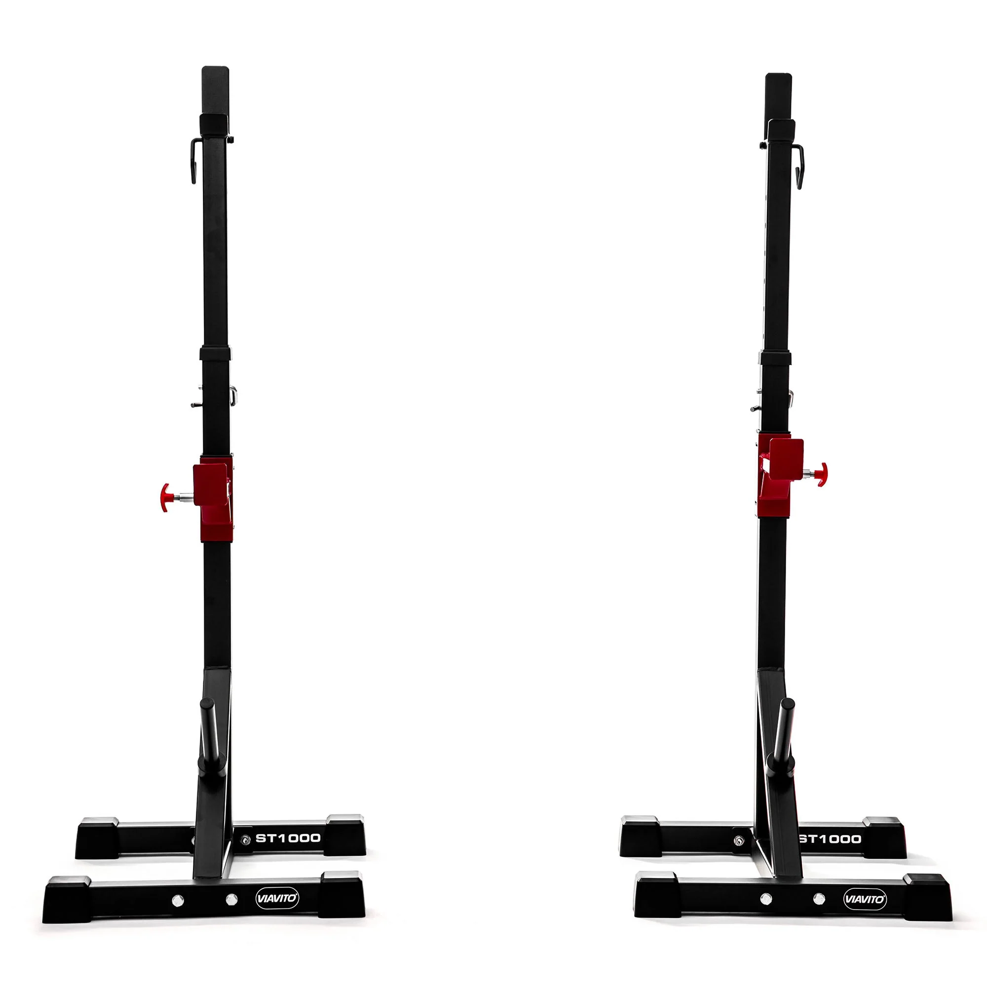 Viavito ST1000 Adjustable Squat Stands with Barbell Spotter Catchers - Image 6