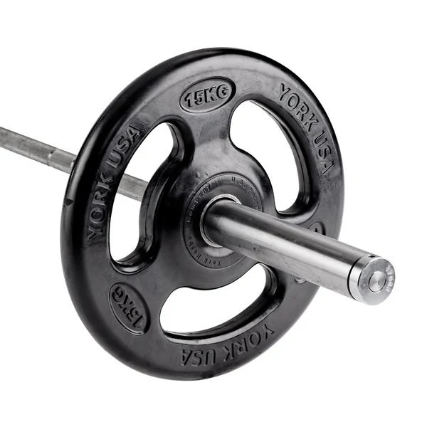 York ISO-Grip Rubber Olympic Weight Plates - Image 6