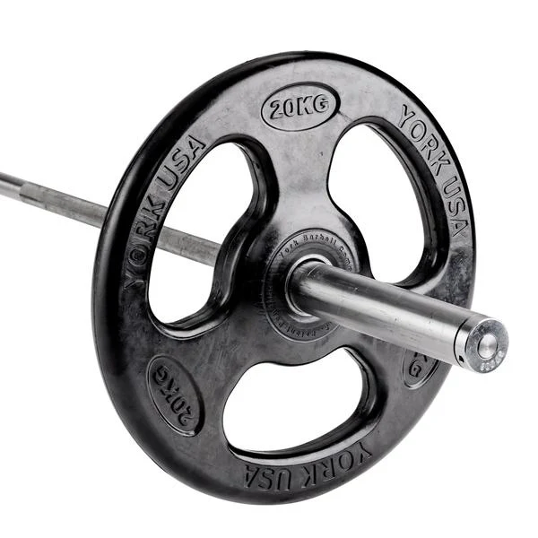 York ISO-Grip Rubber Olympic Weight Plates - Image 7