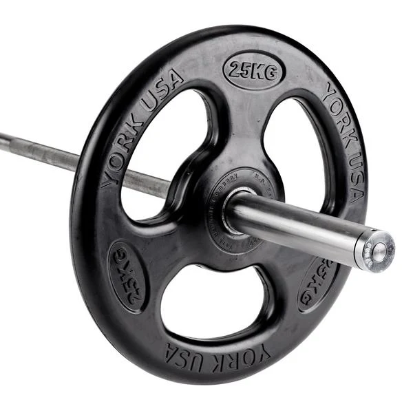 York ISO-Grip Rubber Olympic Weight Plates - Image 8
