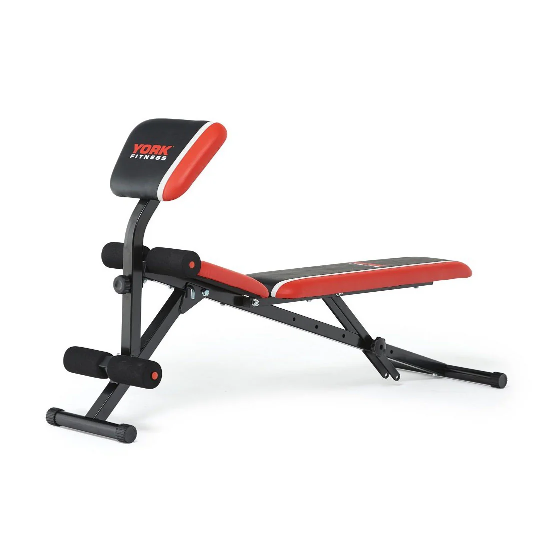 York Warrior 2 in 1 Dumbbell and Ab Bench with Curl - Image 4