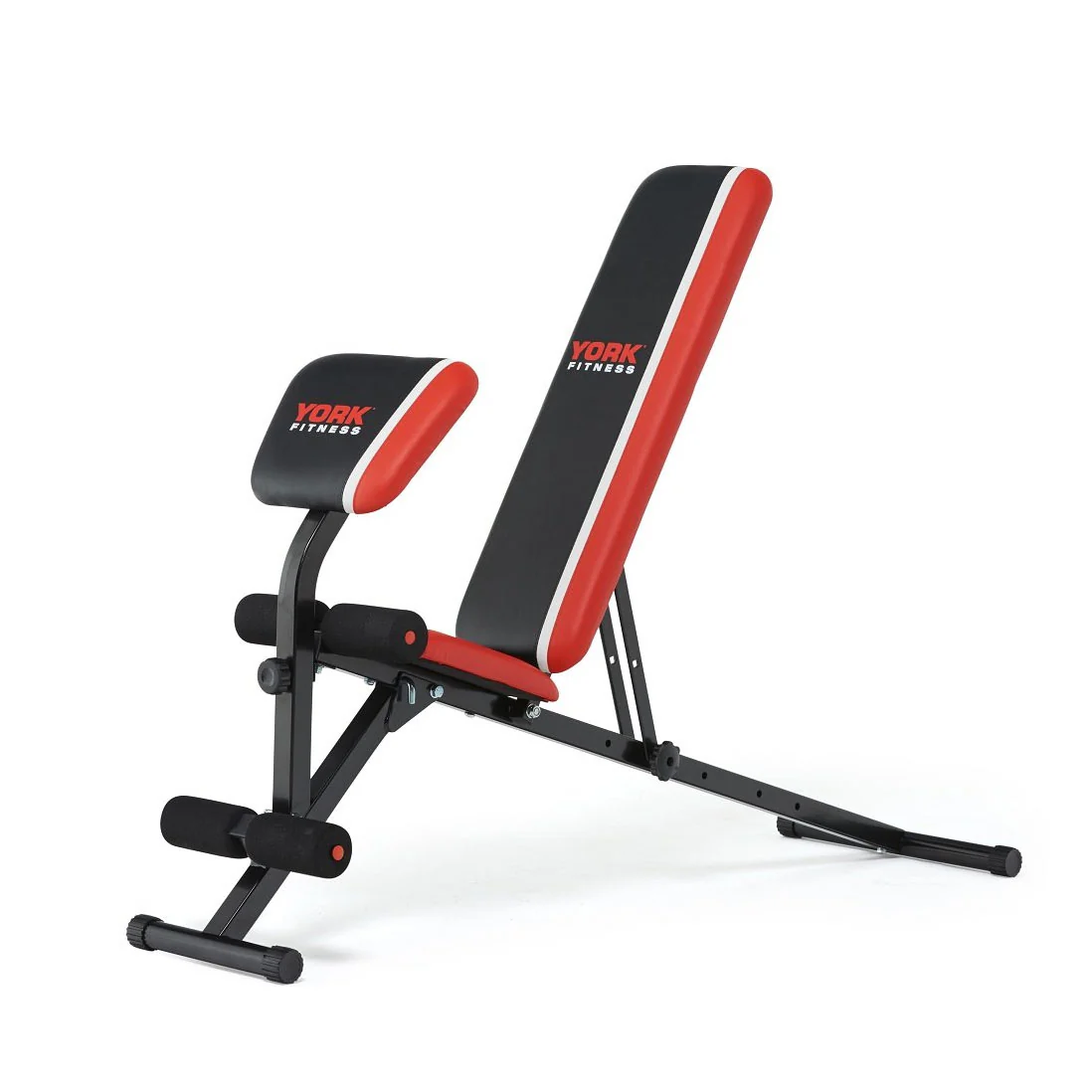 York Warrior 2 in 1 Dumbbell and Ab Bench with Curl - Image 7